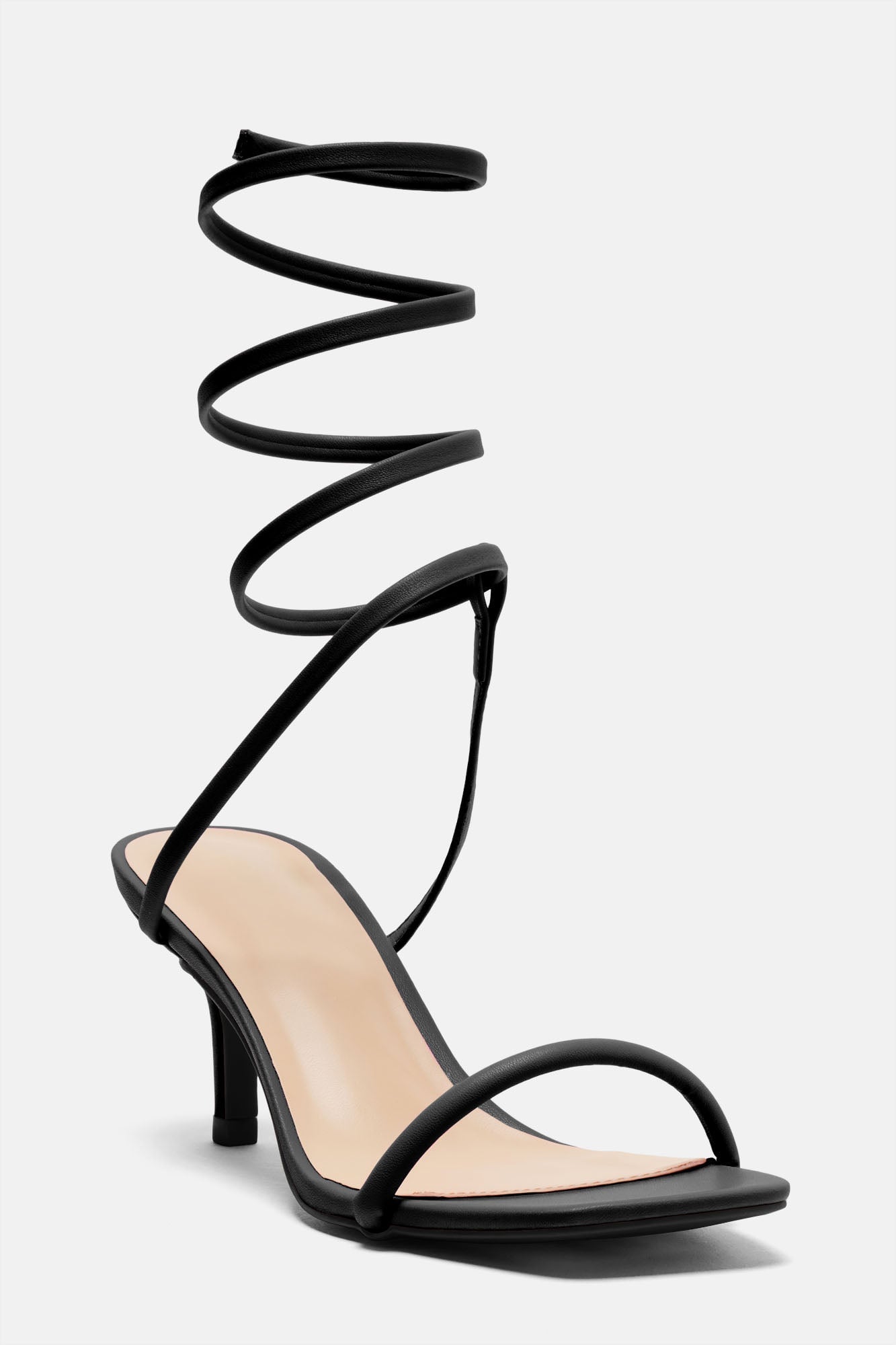 All Time Fav Wrap Up Heels - Black image 3