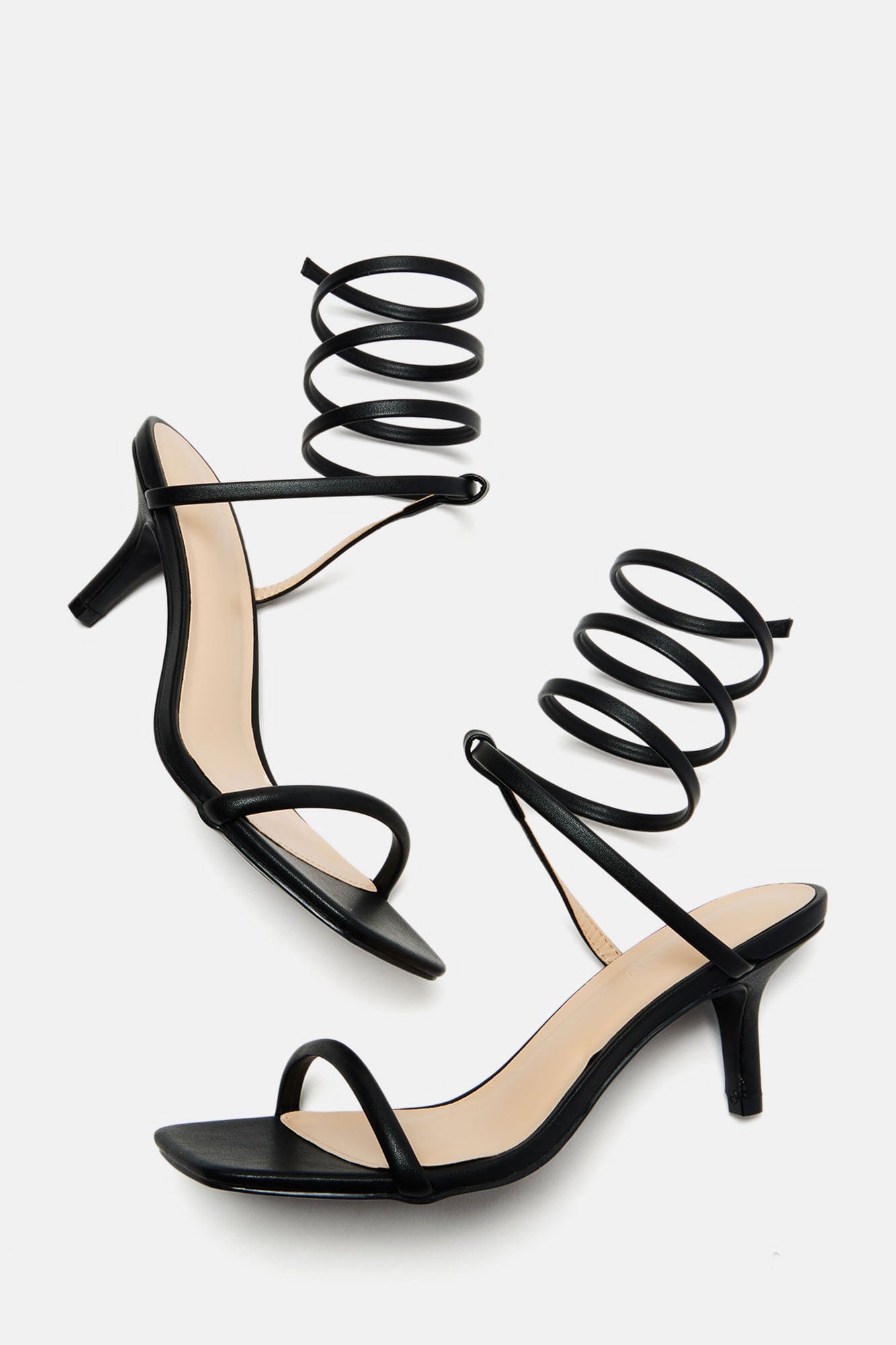 All Time Fav Wrap Up Heels - Black image 5
