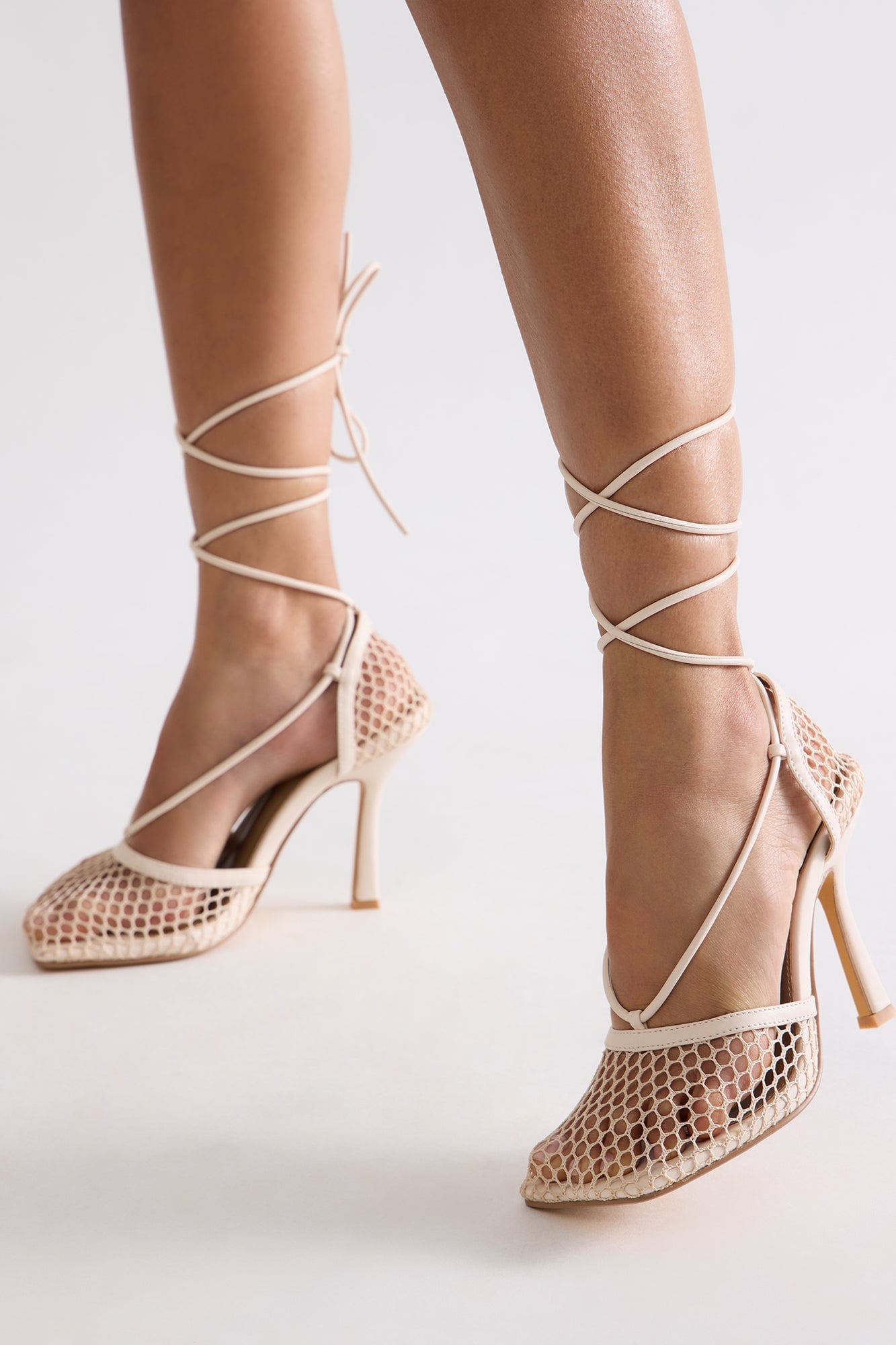Always Remember Me Mesh Pumps - Off White image 4