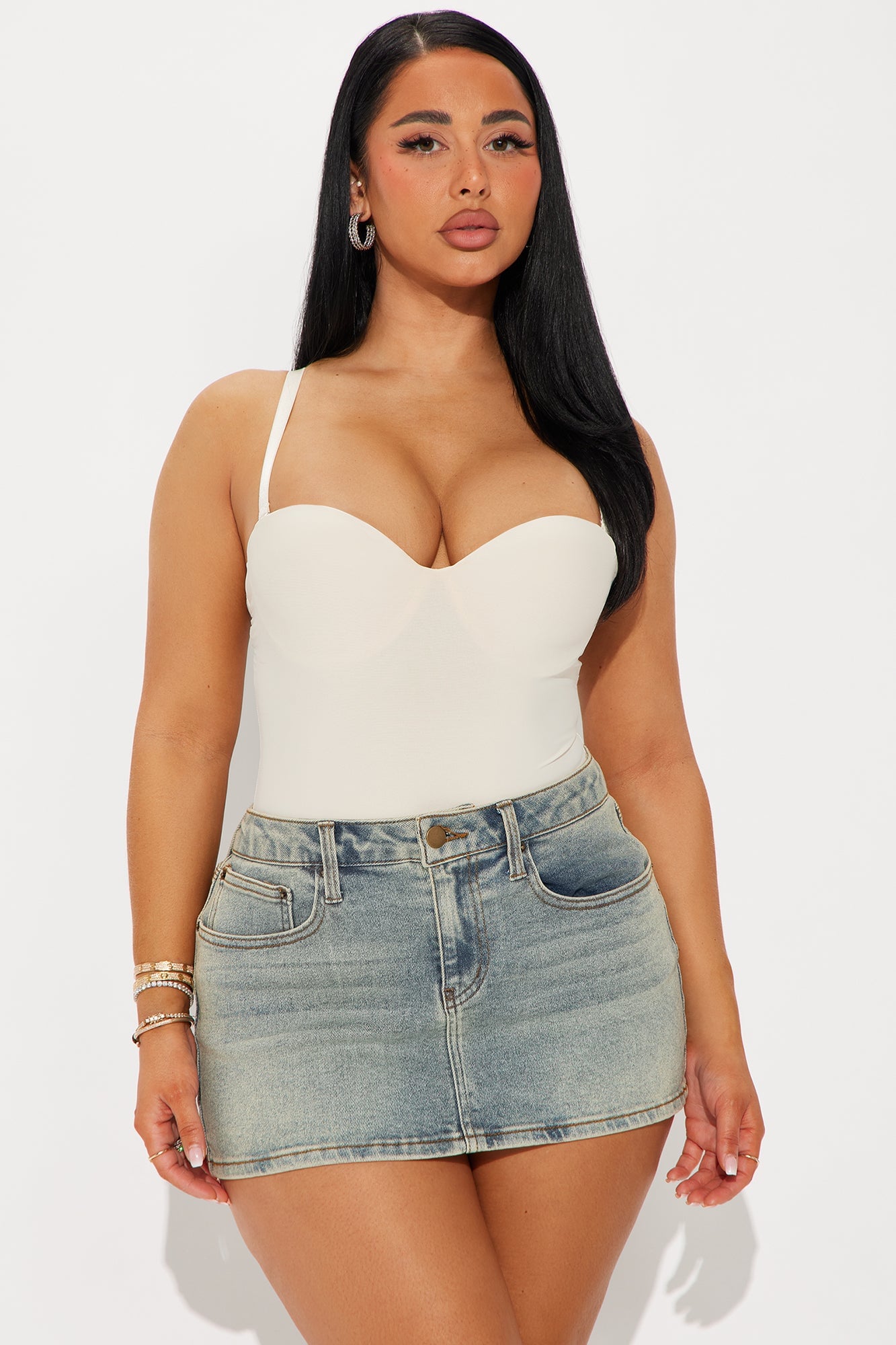 Classic Look Bodysuit - Nude image 7