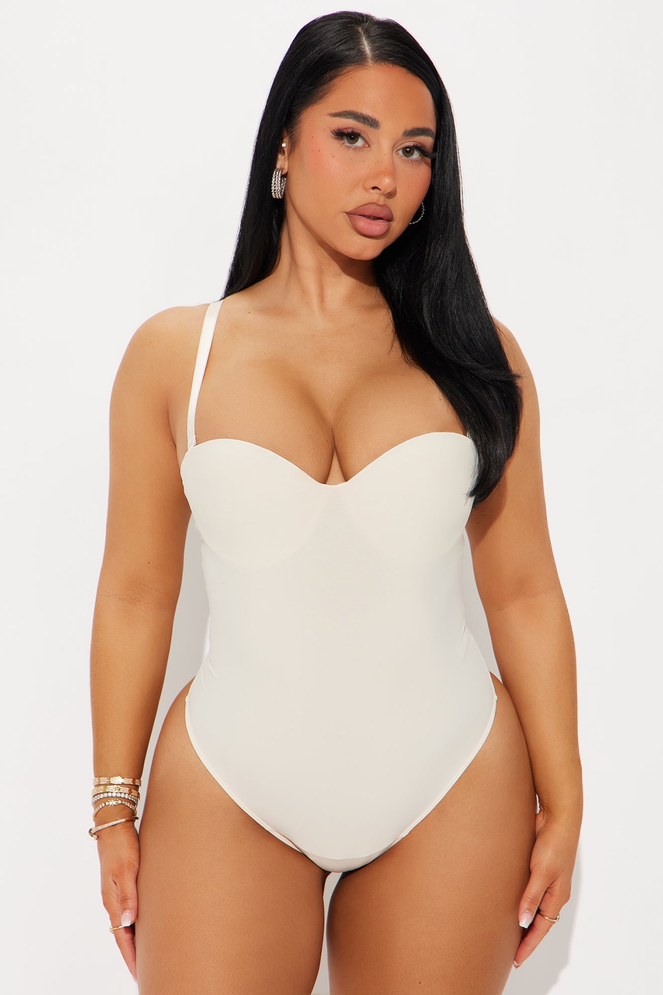 Classic Look Bodysuit - Nude image 5