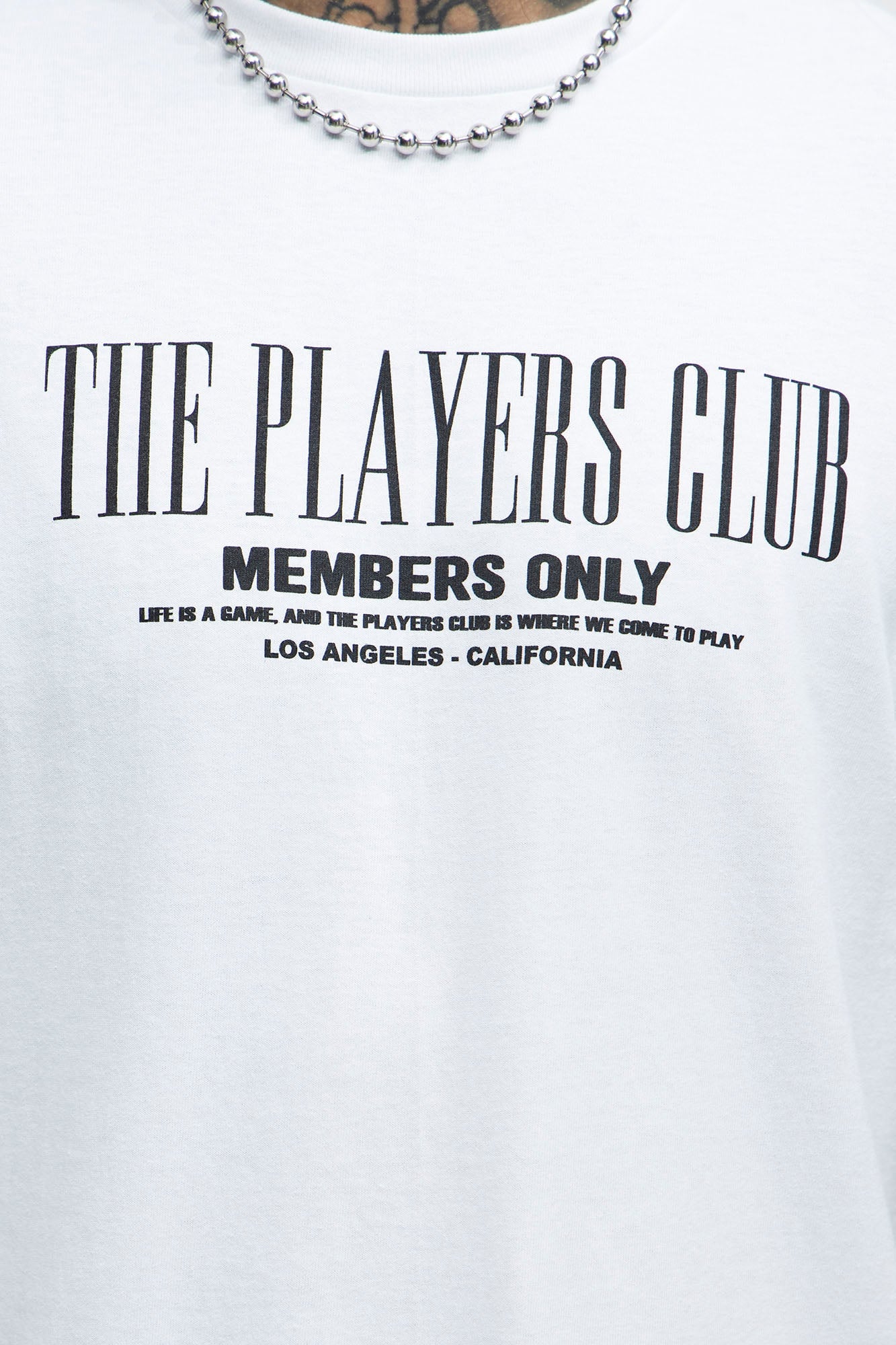Life Is A Game Short Sleeve Tee - White image 10