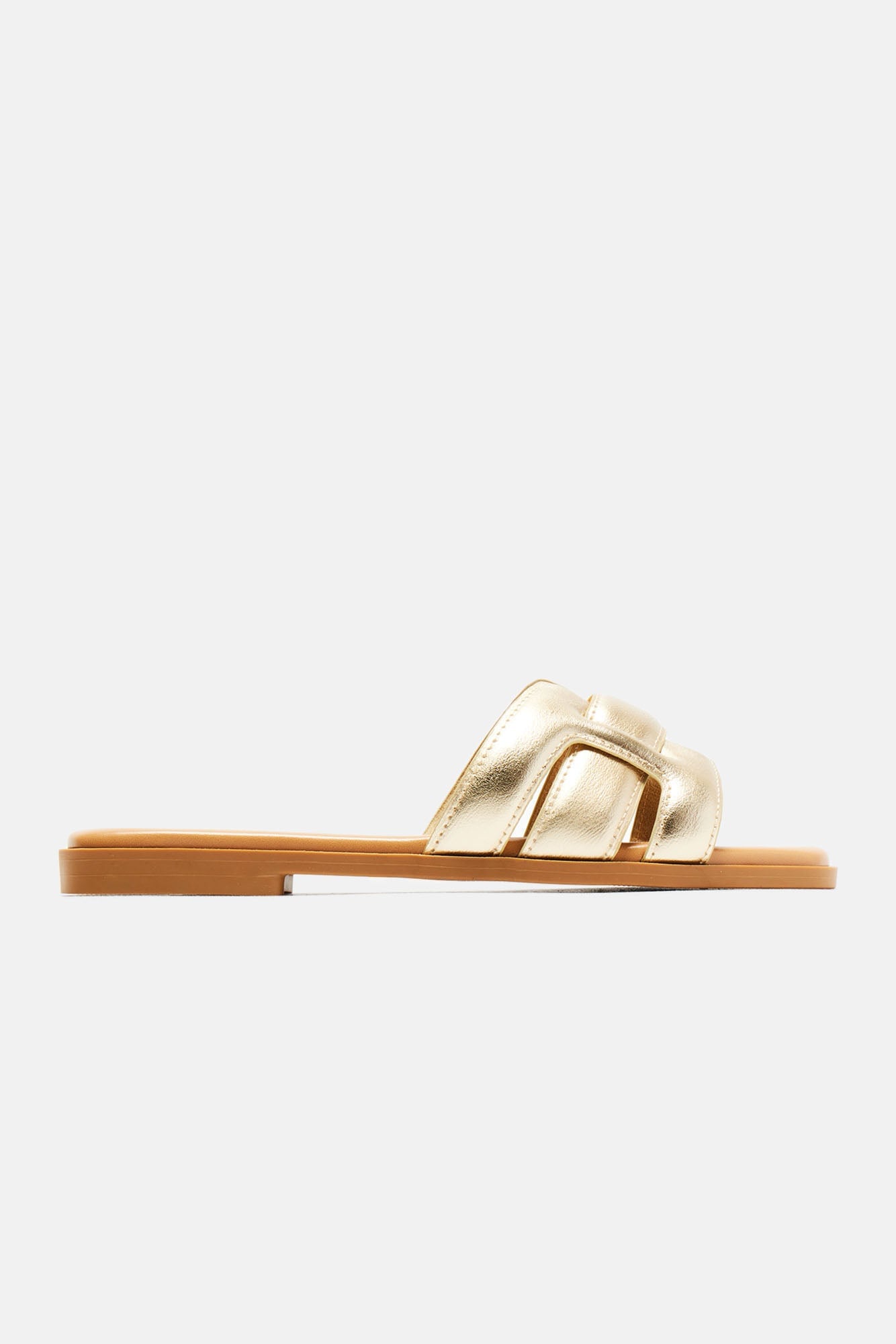 Reagen Flat Sandals - Gold image 2