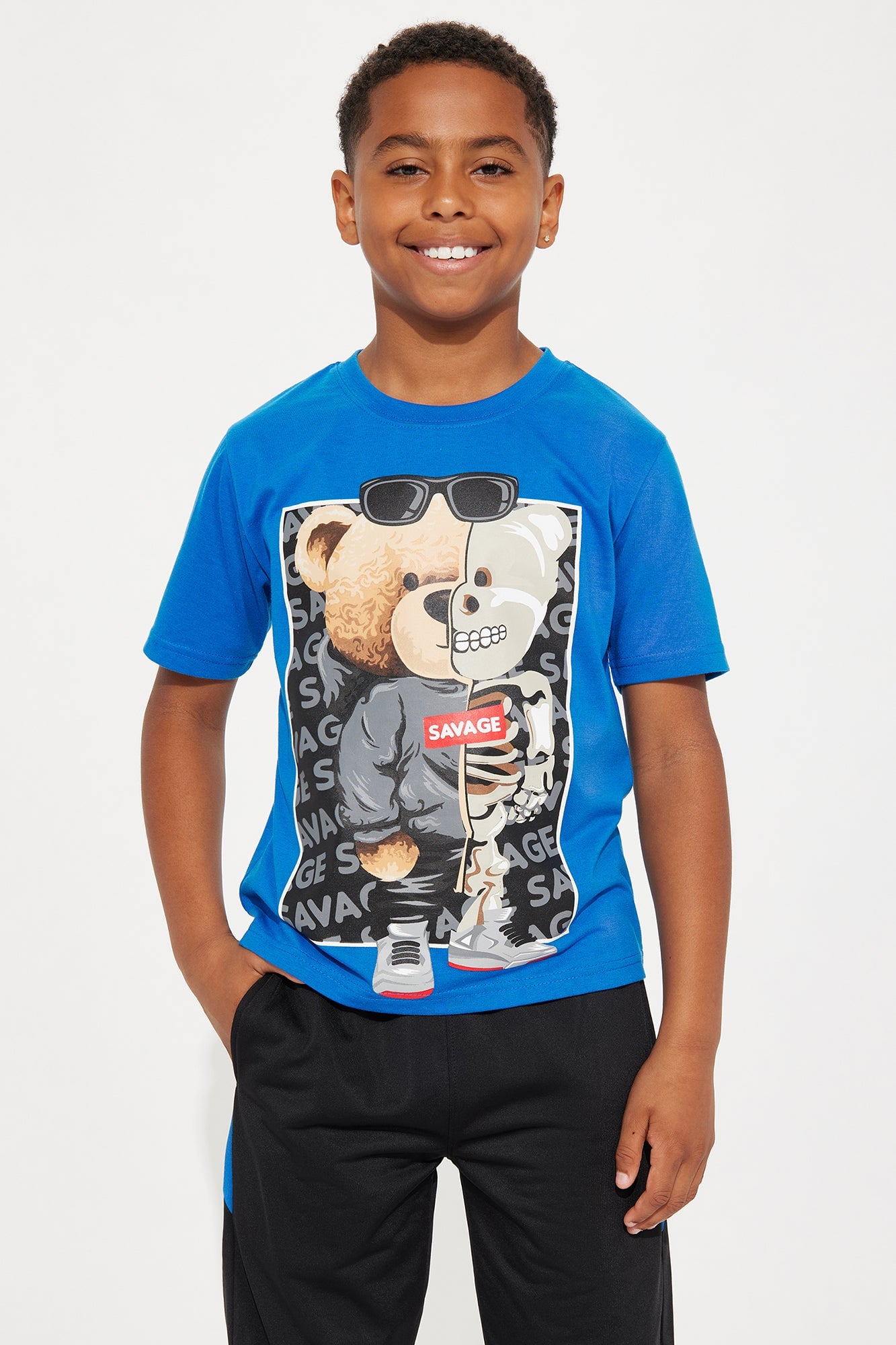Mini Beneath It All Jogger Set - Royal image 2