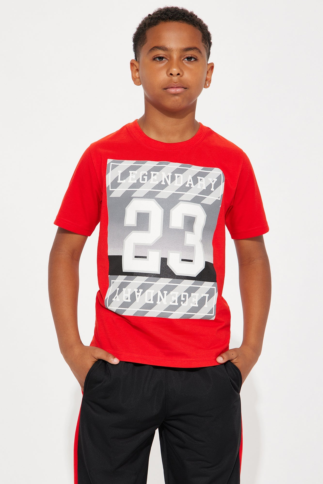 Mini Legendary 23 Jogger Set - Red image 2