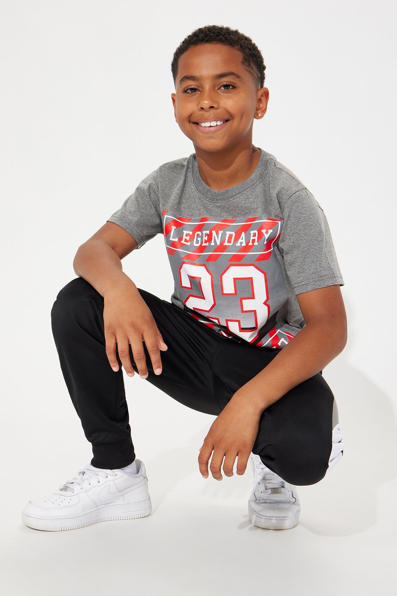 Mini Legendary 23 Jogger Set - Grey image 1