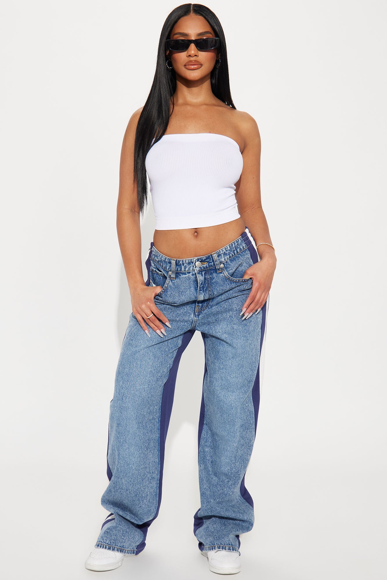 Kimberly Seamless Tube Top - White image 2