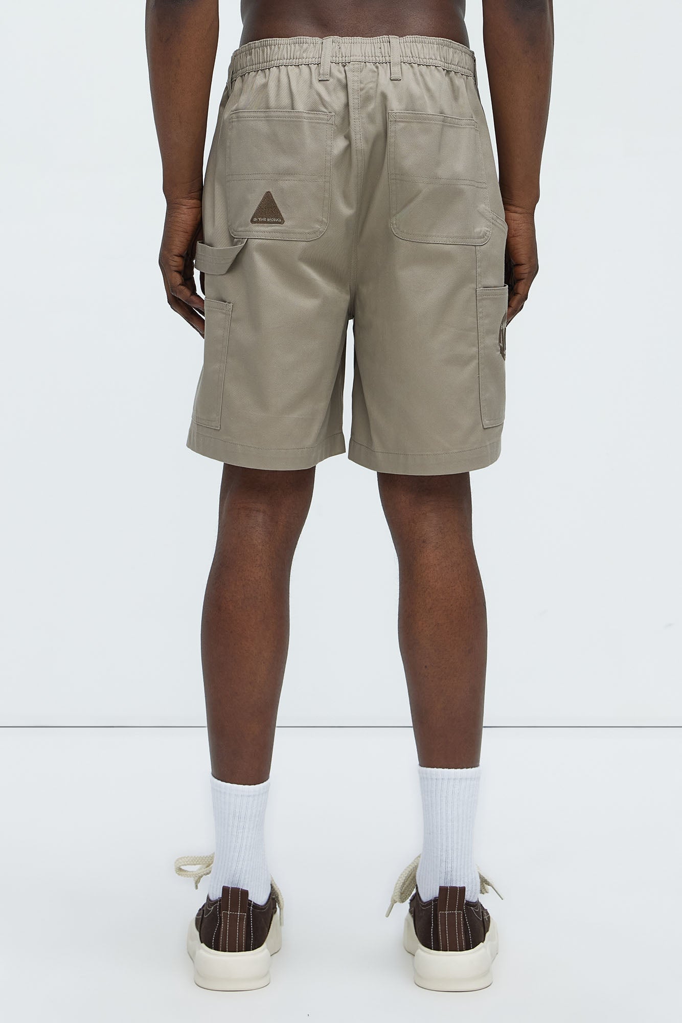 In The Works Relaxed Shorts - Stone image 10