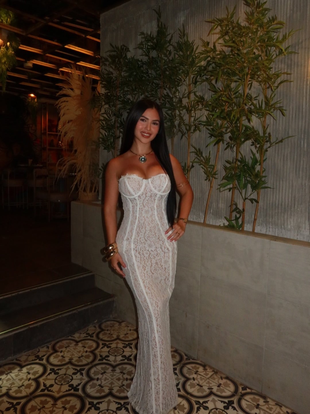 All In Love Lace Maxi Dress - White image 9