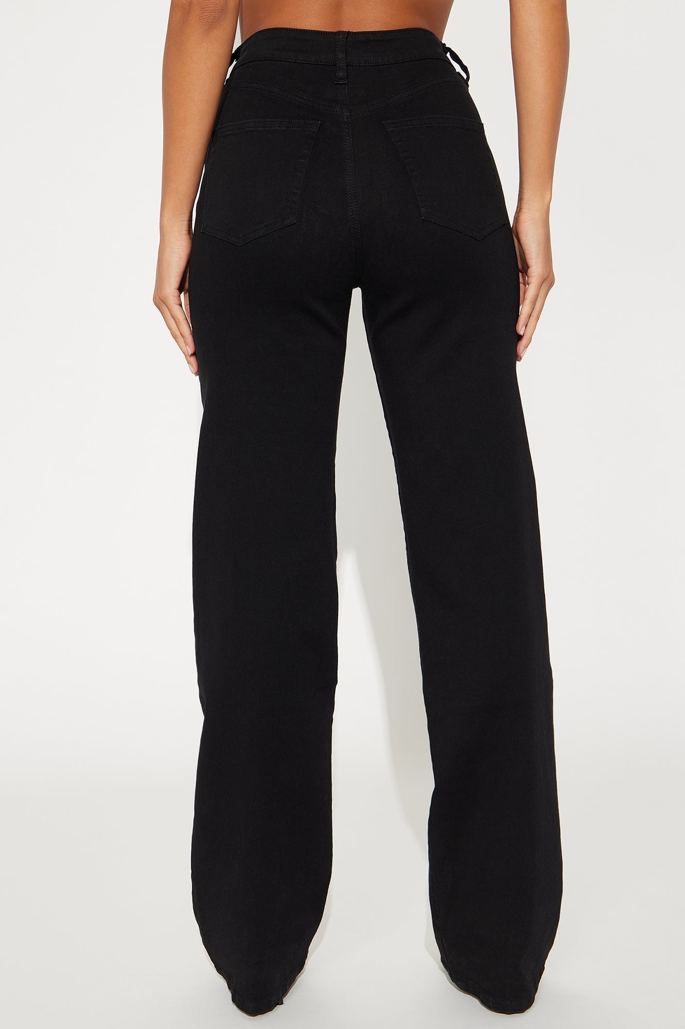 Tall Simply Basic Stretch Straight Jeans - Black image 6