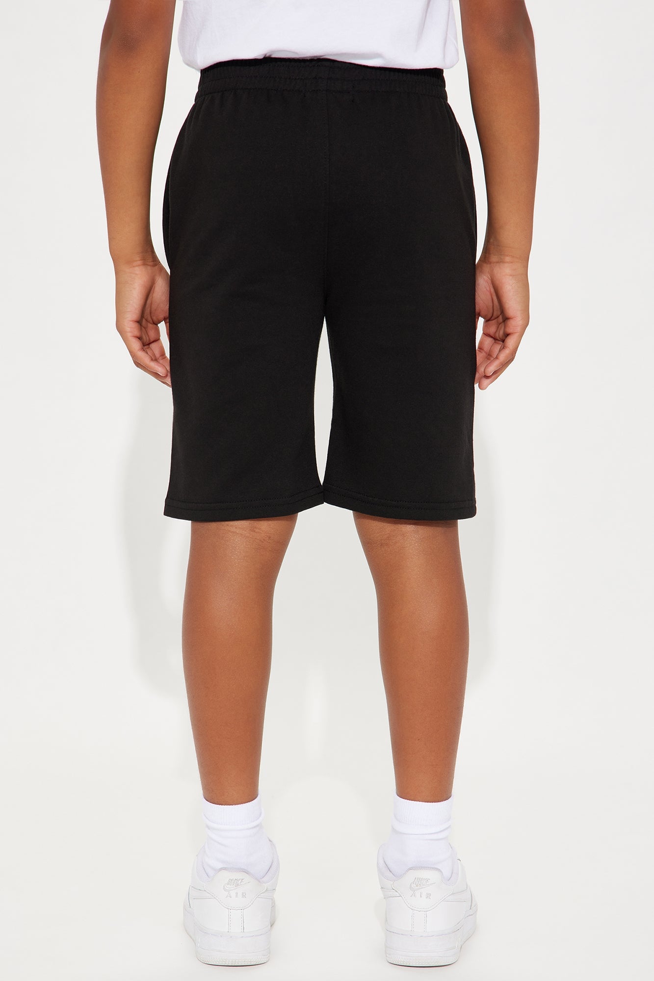 Mini Legendary Star Fleece Shorts - Black image 3