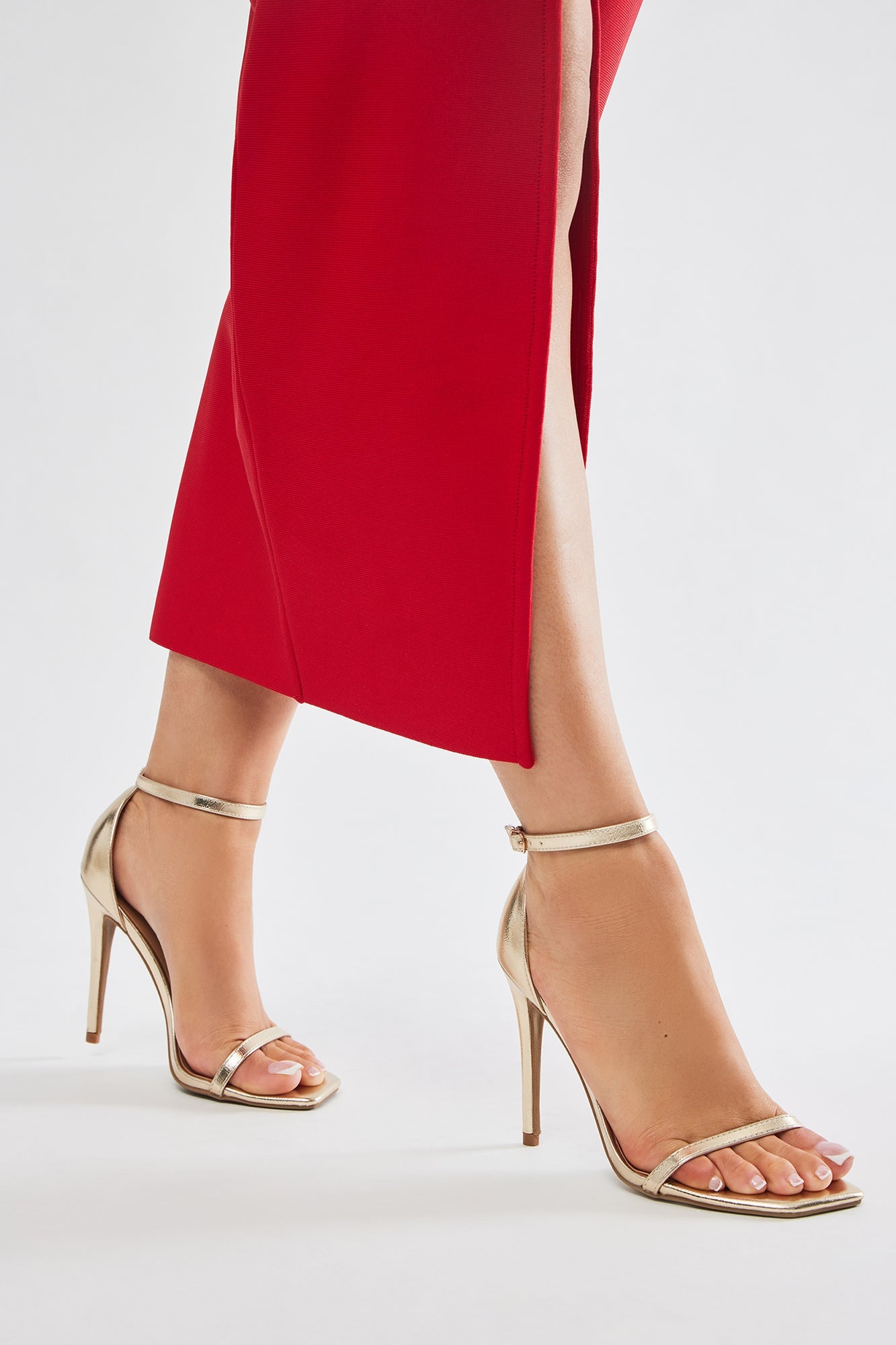 Linked Up Heels - Gold image 2