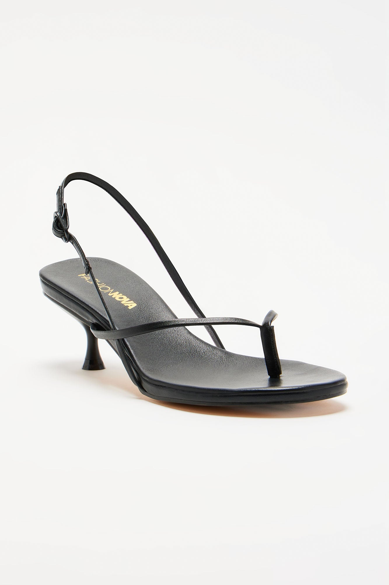 Looking Fab Kitten Heels - Black image 1