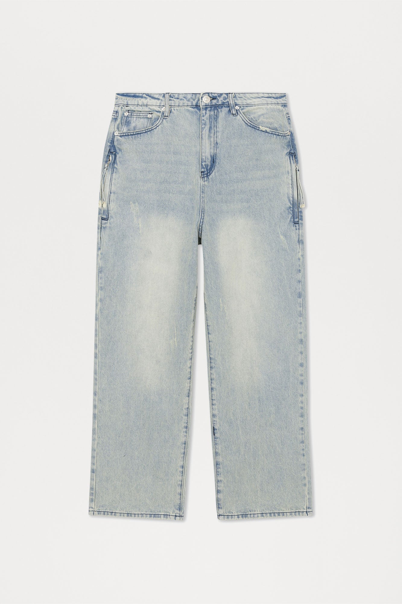 Run It By Baggy Jeans - Light Blue Wash image 10