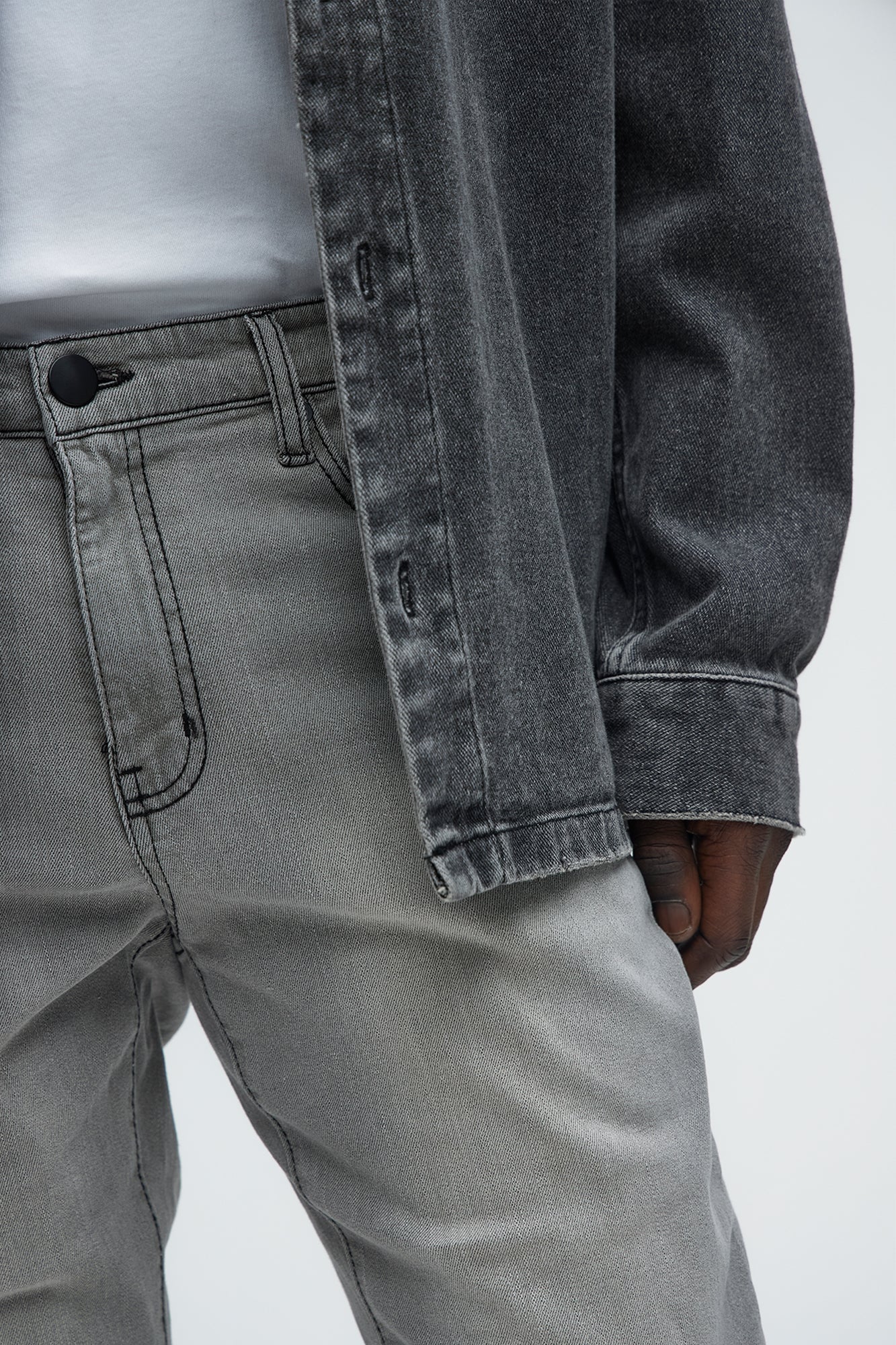 Cornell Skinny Jeans - Grey image 8