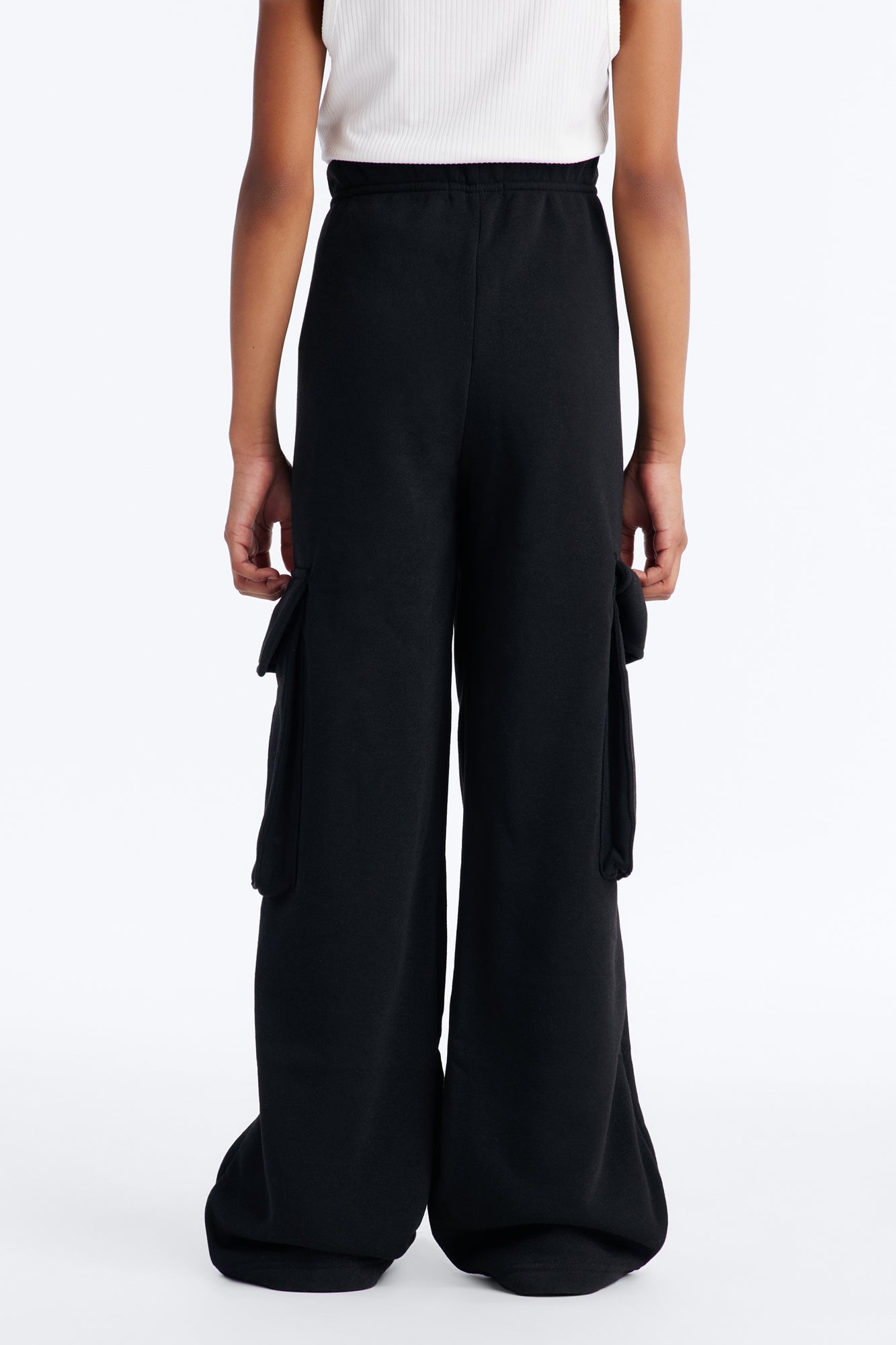 Mini Luna Cargo Jogger - Black image 4