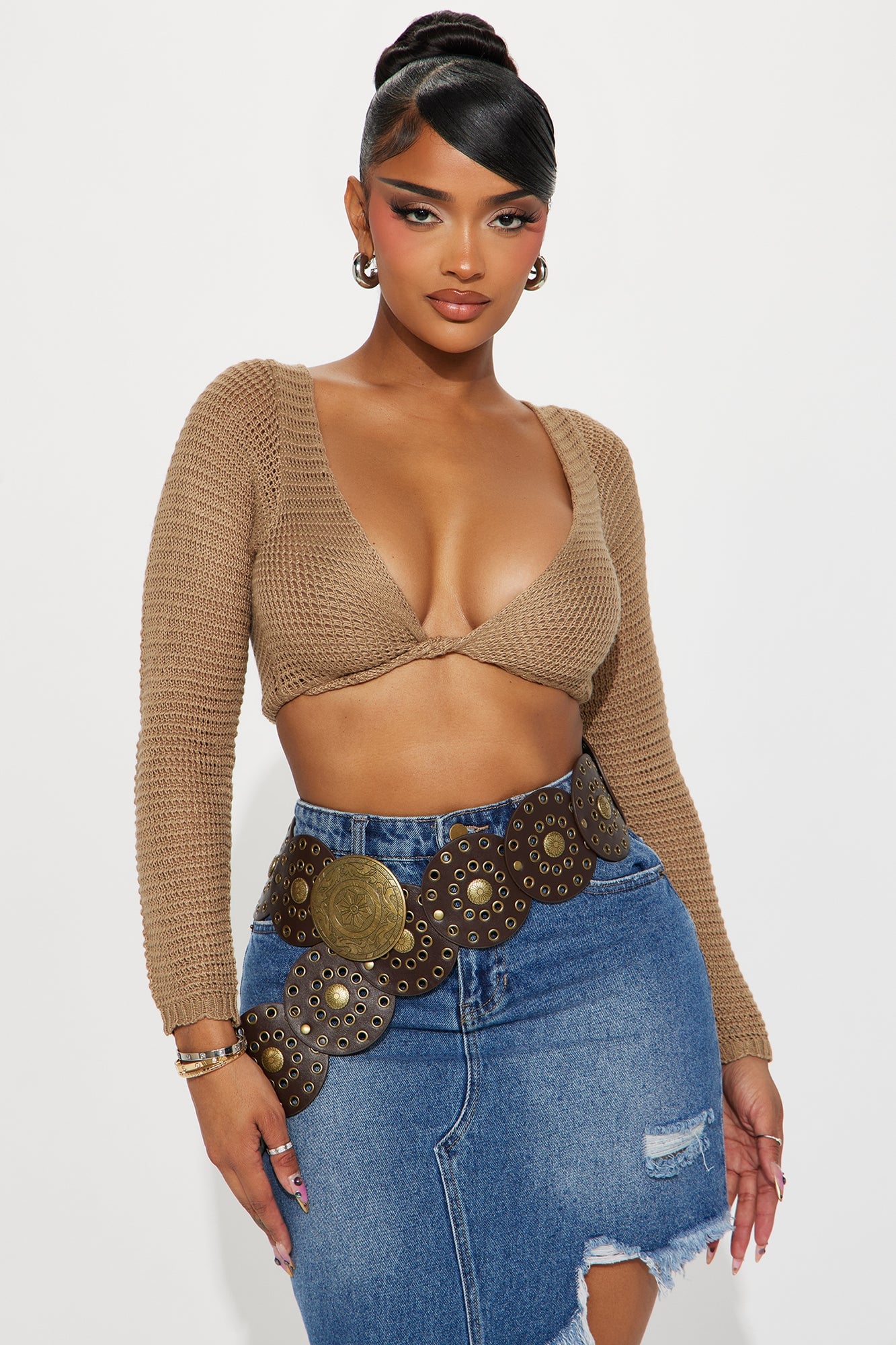 Boho Babe Belt - Brown image 5