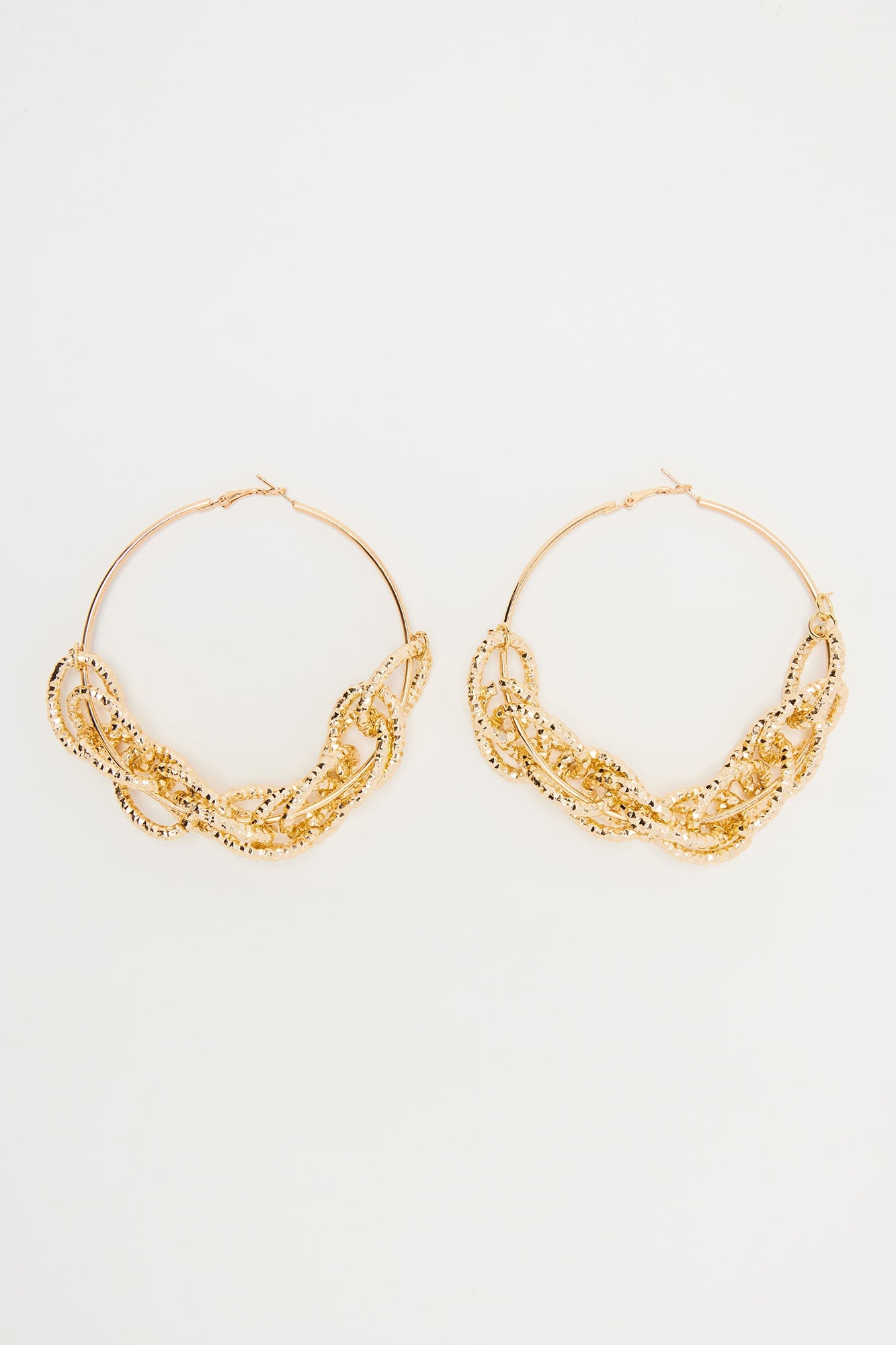 Intertwined Together Earrings - Gold image 3