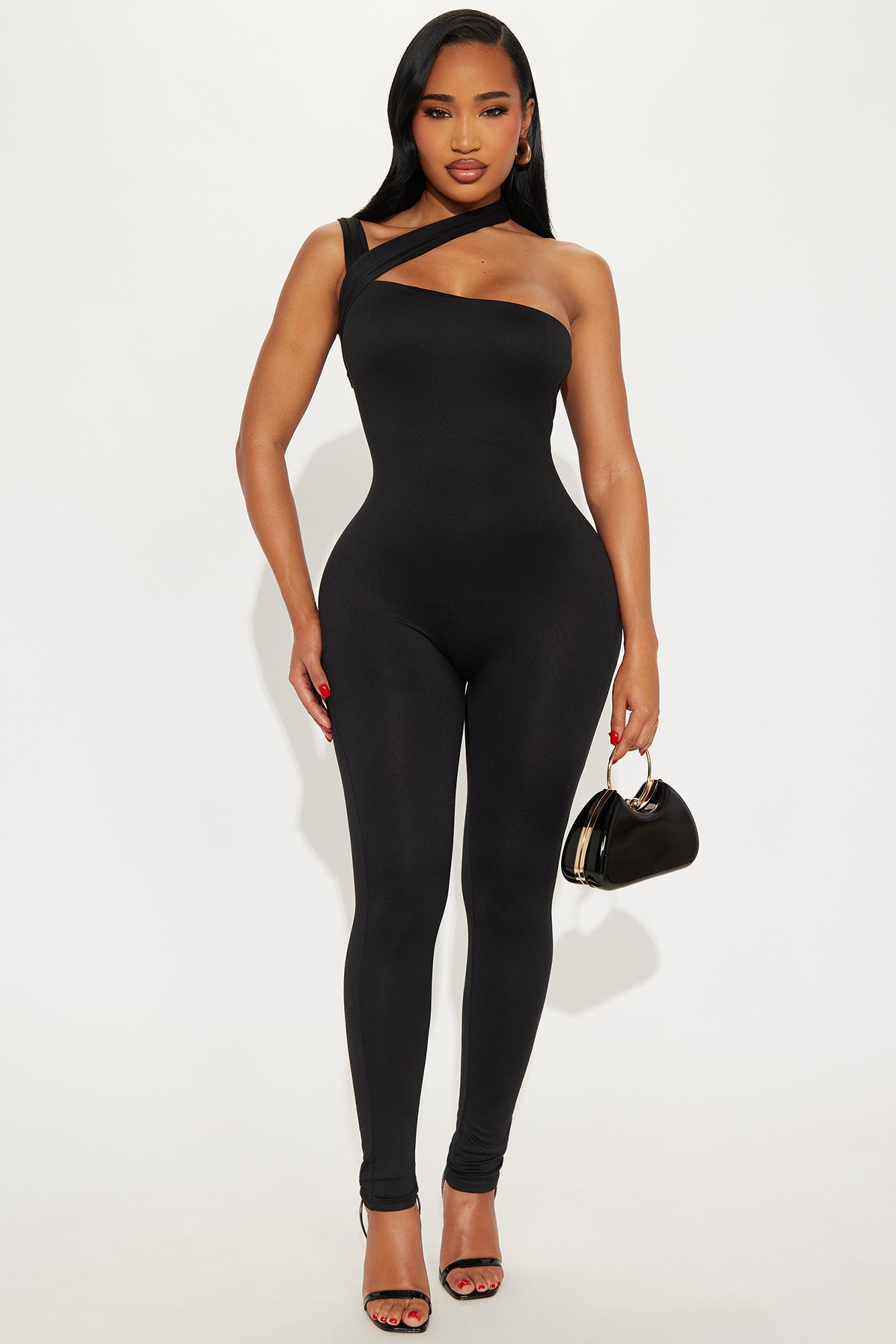Lights Down Low Jumpsuit - Black image 1