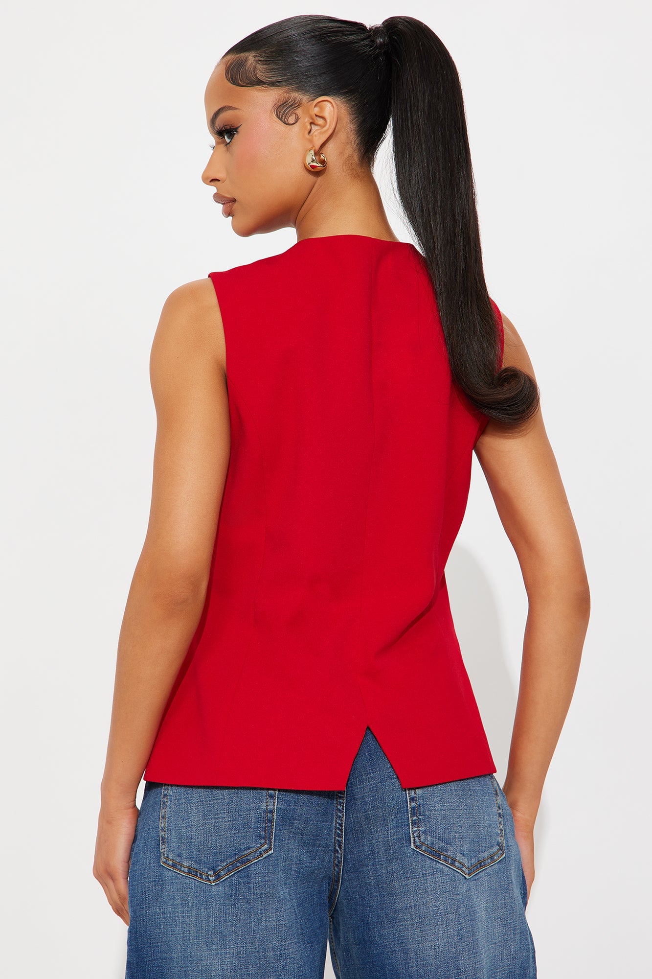 Paloma Business Vest - Red image 7