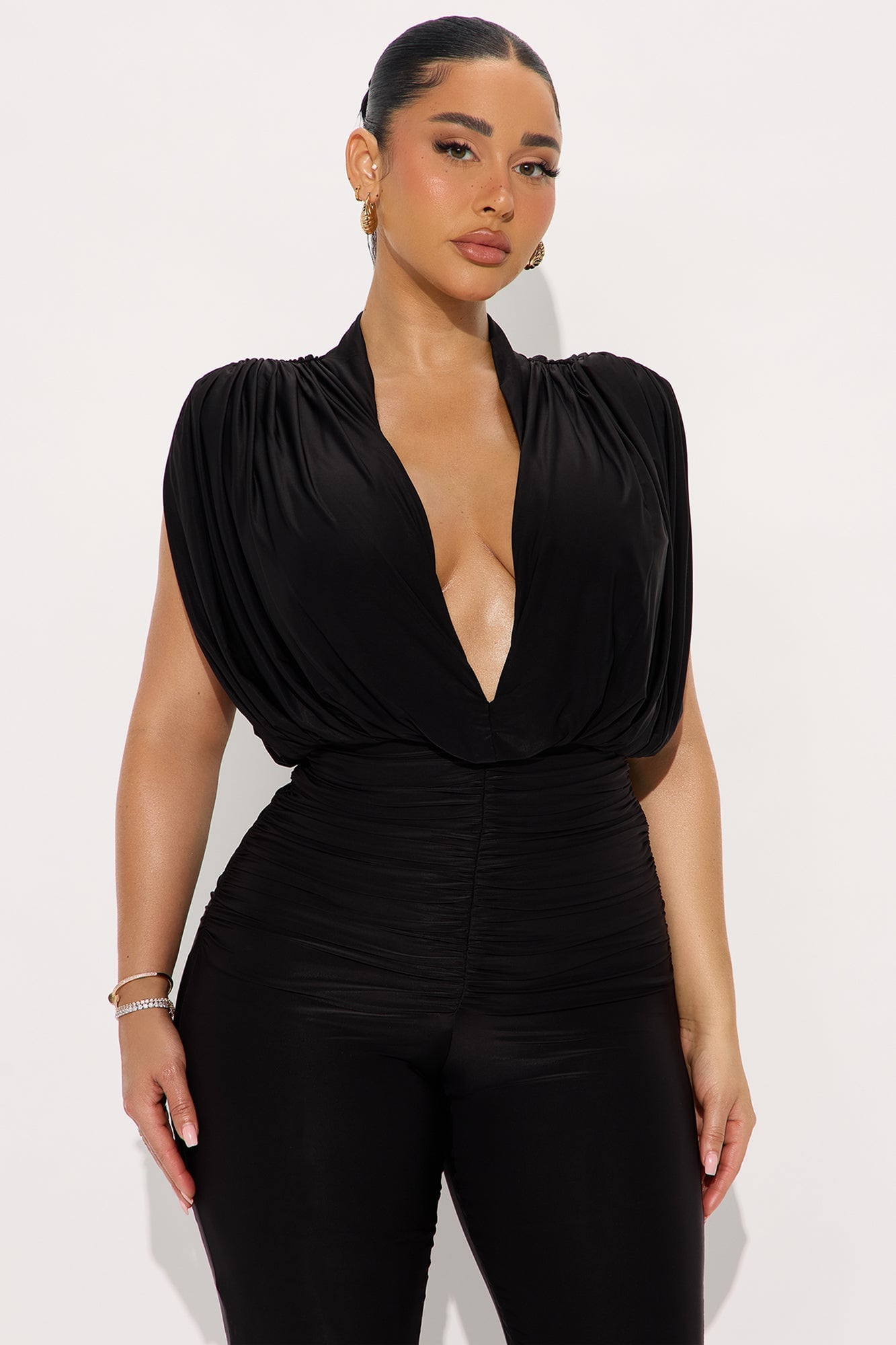 Sleek Seduction Jumpsuit - Black image 5
