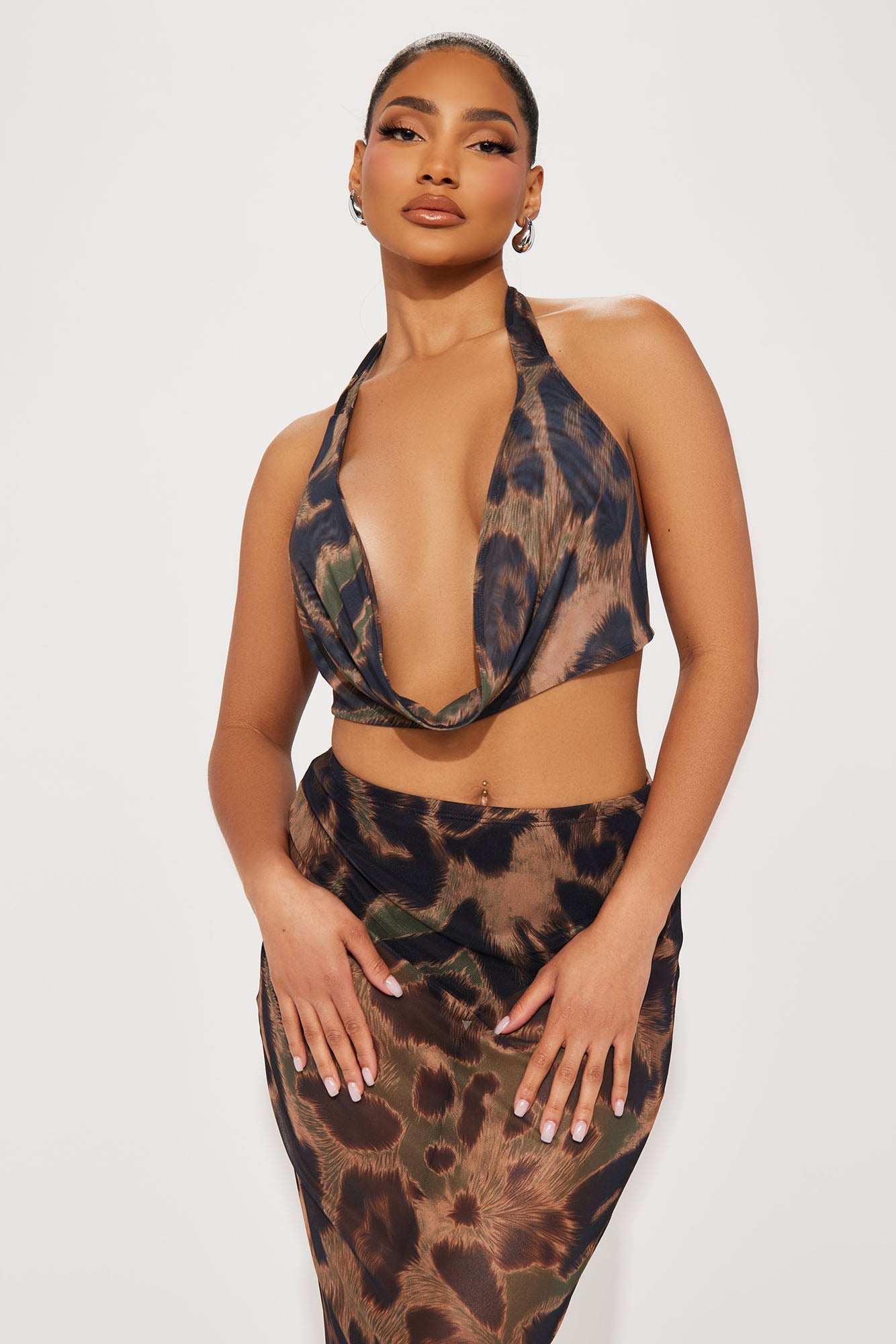 Living Wild Mesh Skirt Set - Leopard image 6