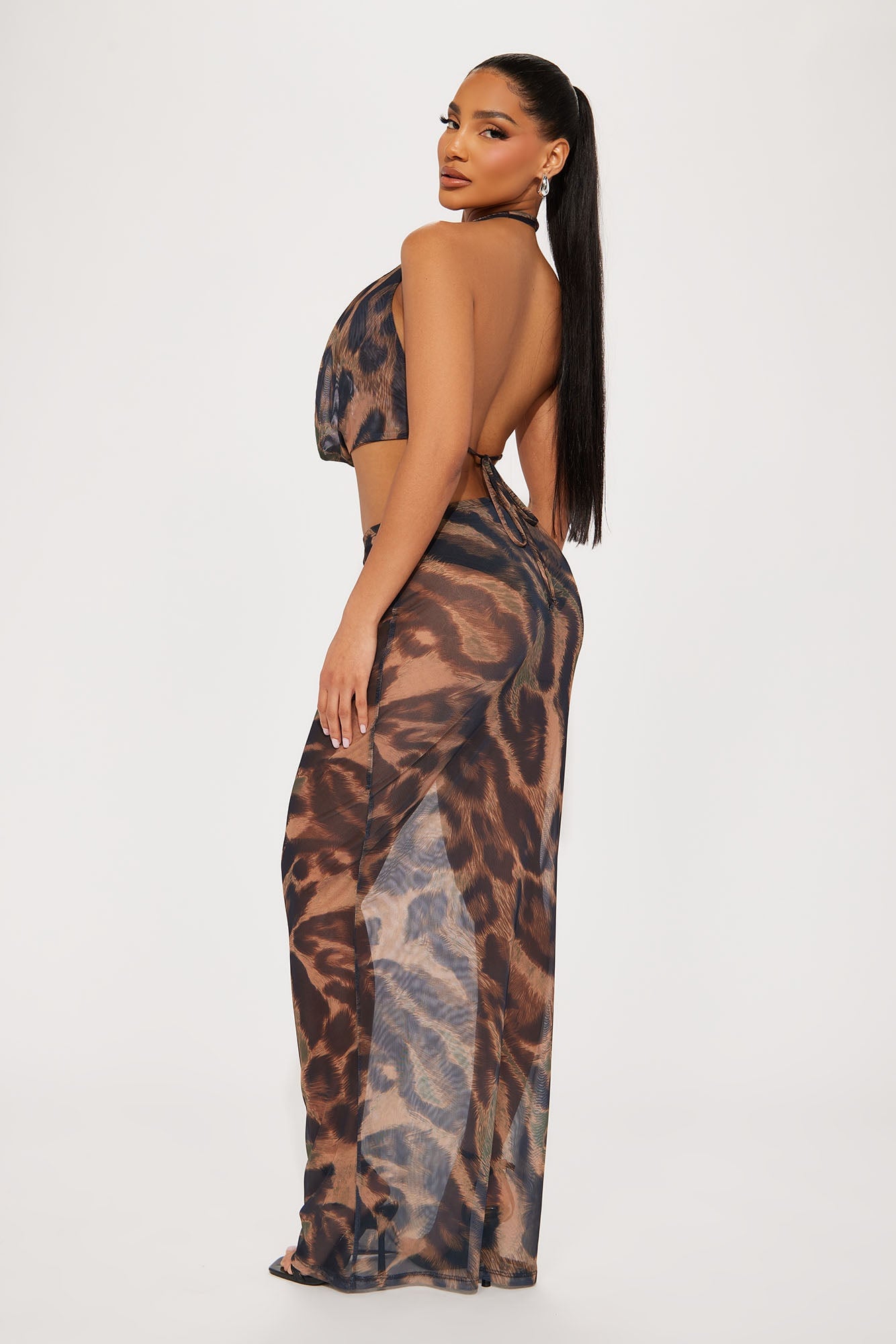 Living Wild Mesh Skirt Set - Leopard image 7
