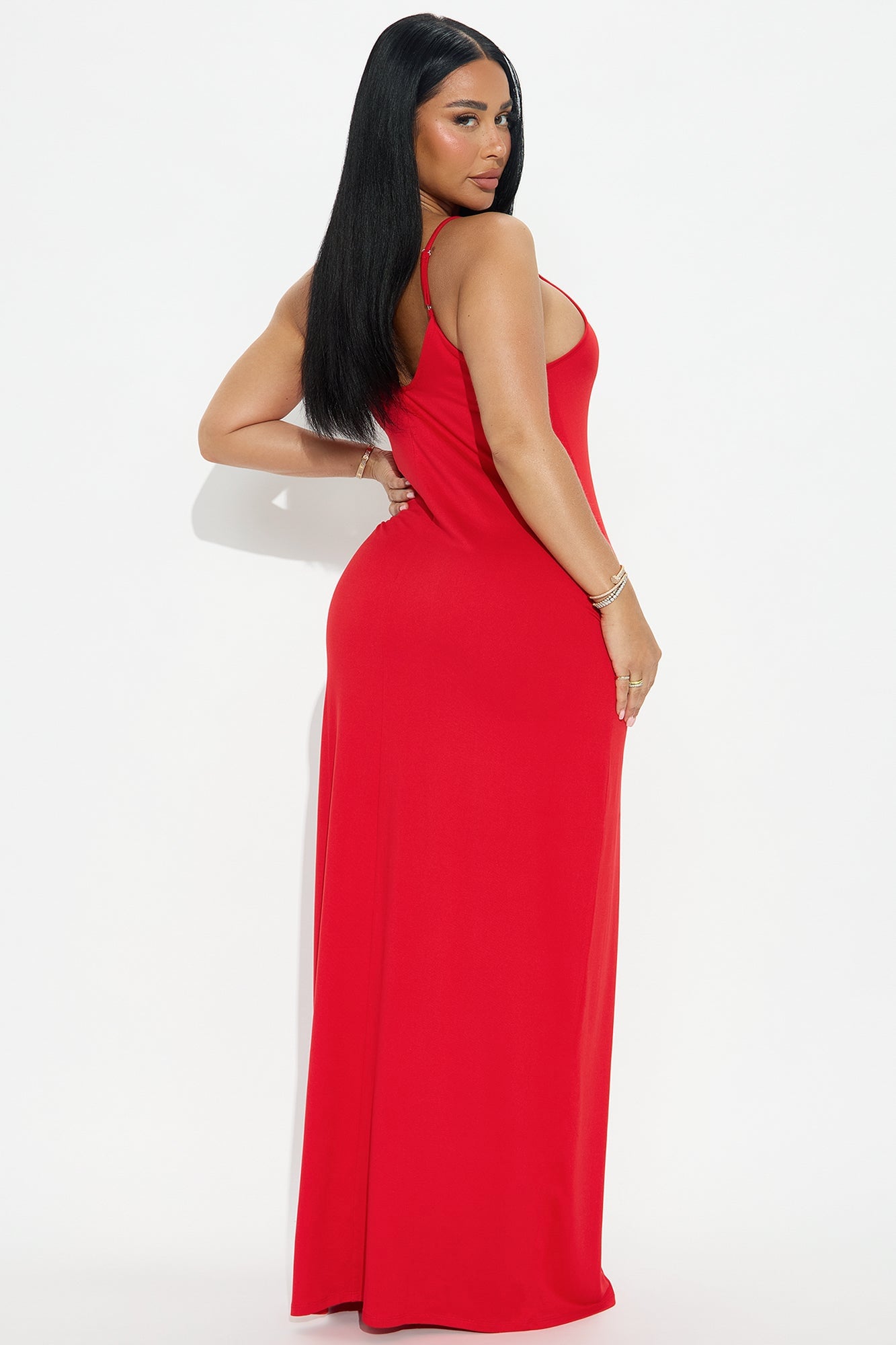 Simple Saturday Maxi Dress - Red image 6