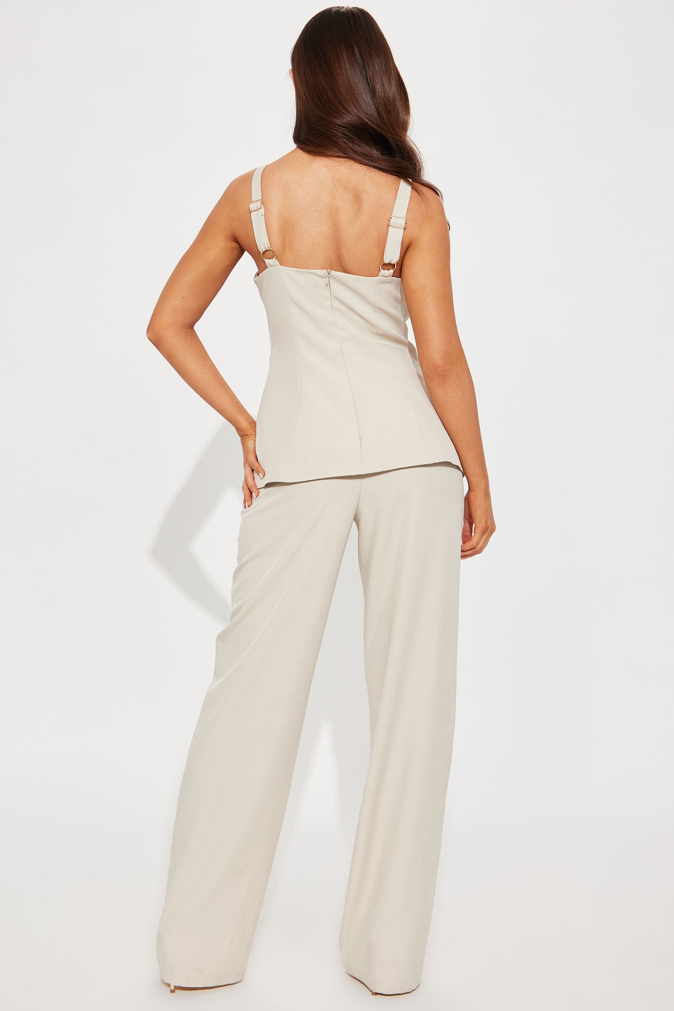 Just Business Jumpsuit - Nude image 5