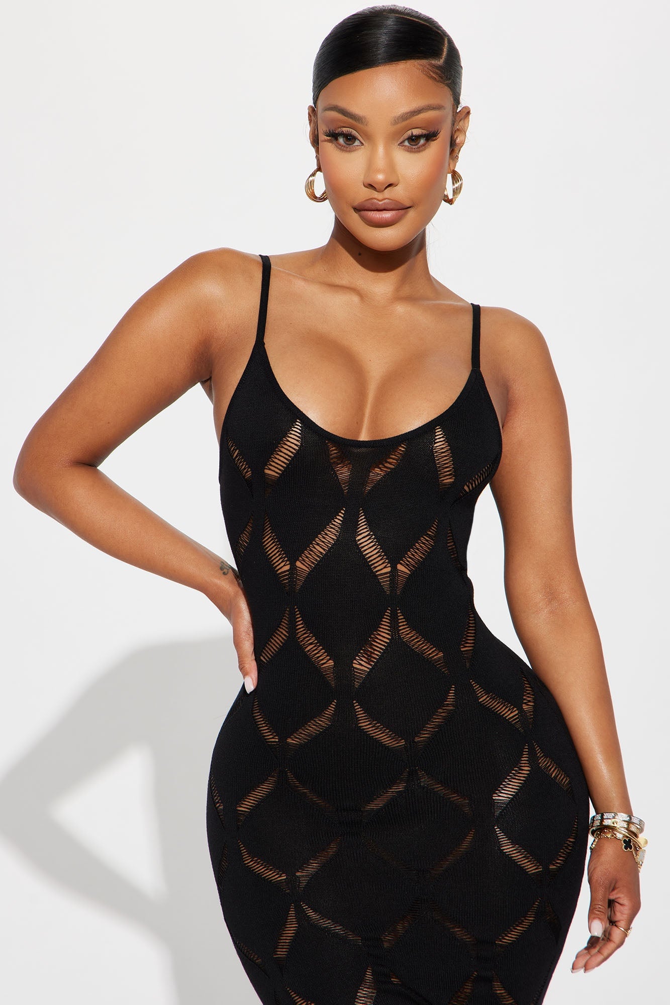 Sun Kissed Maxi Dress - Black image 5