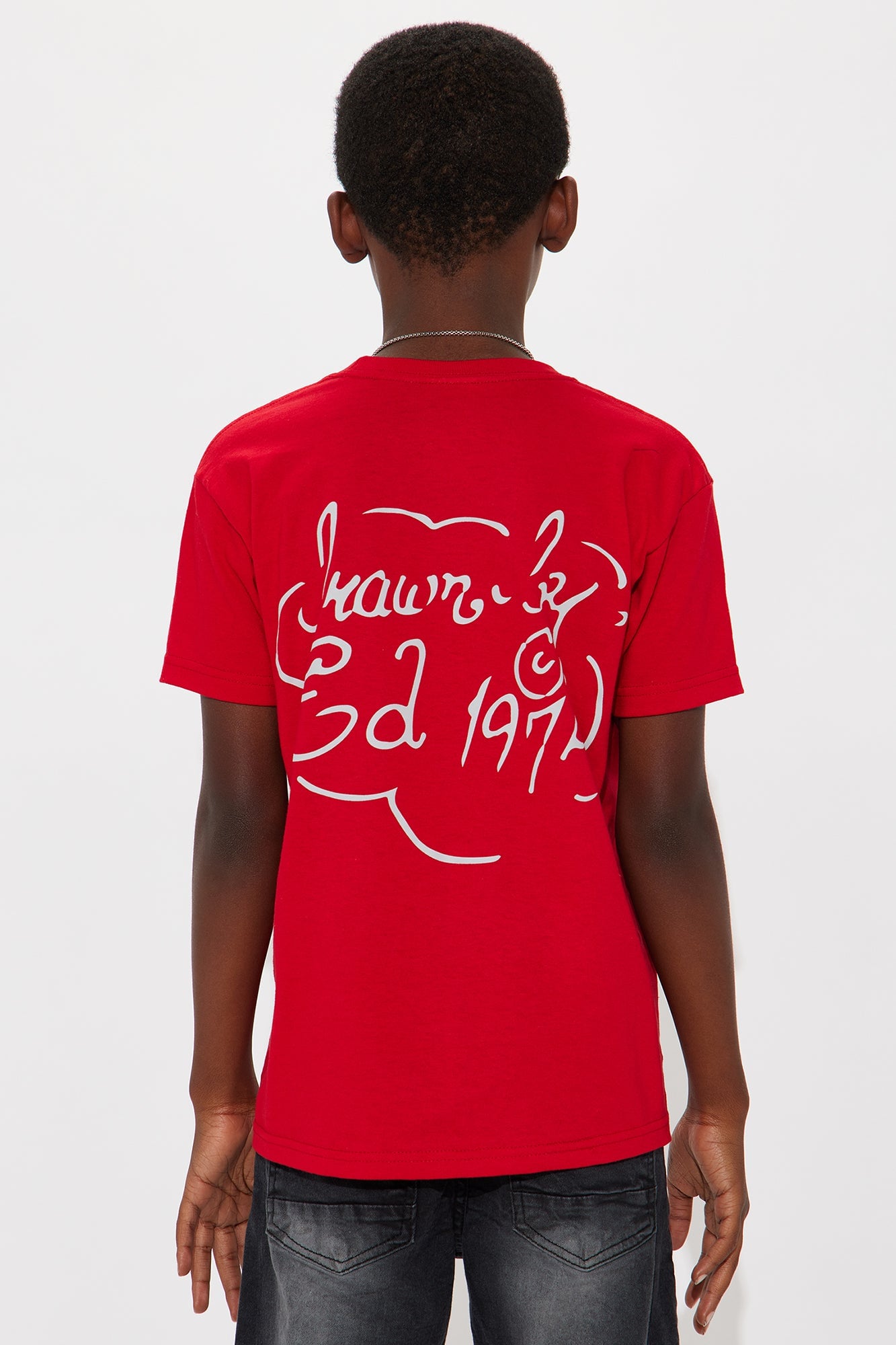 Mini Ed Hardy Panther Front/Back Graphic T-Shirt - Red image 4