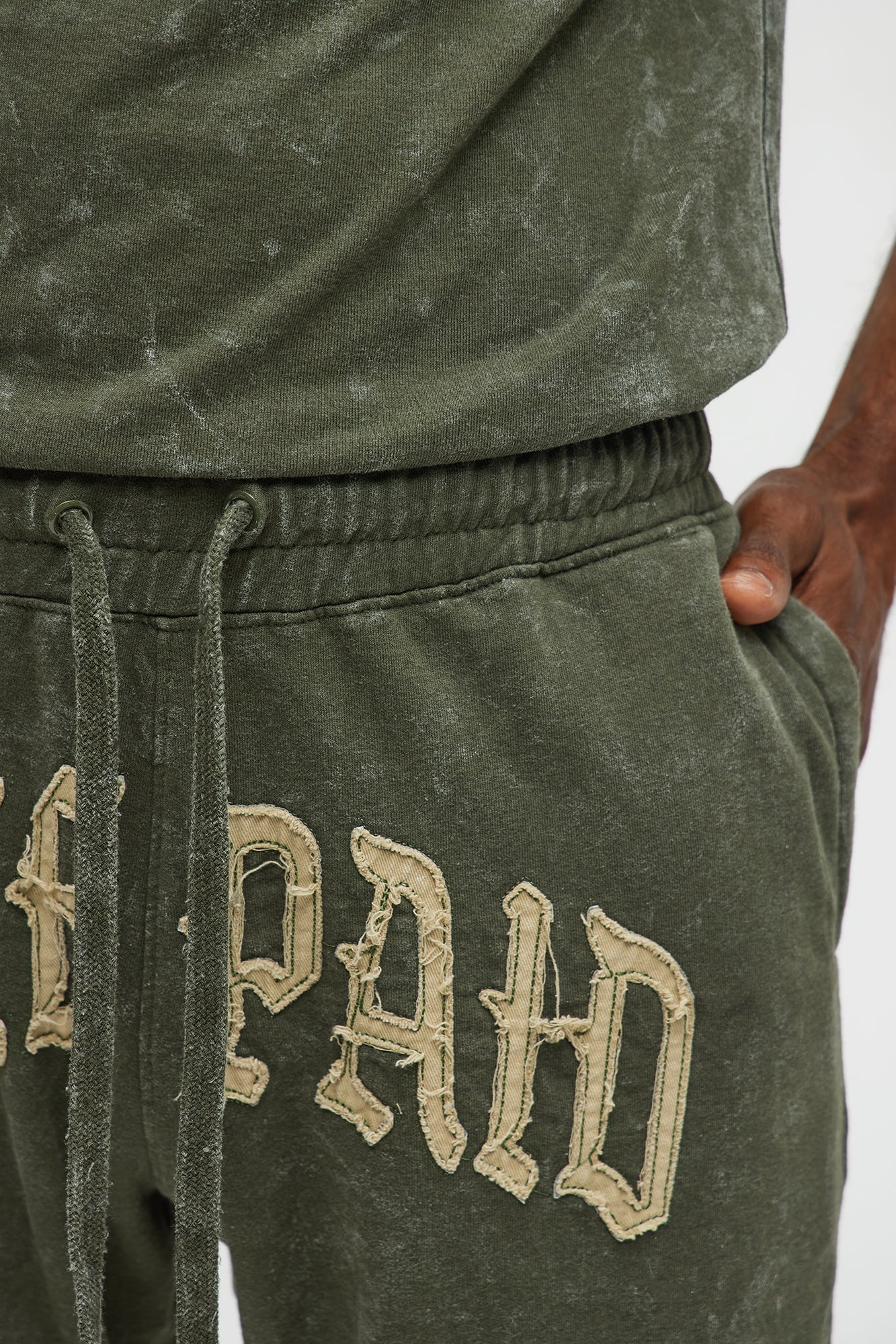 Self Paid Sweatshorts - Olive image 8
