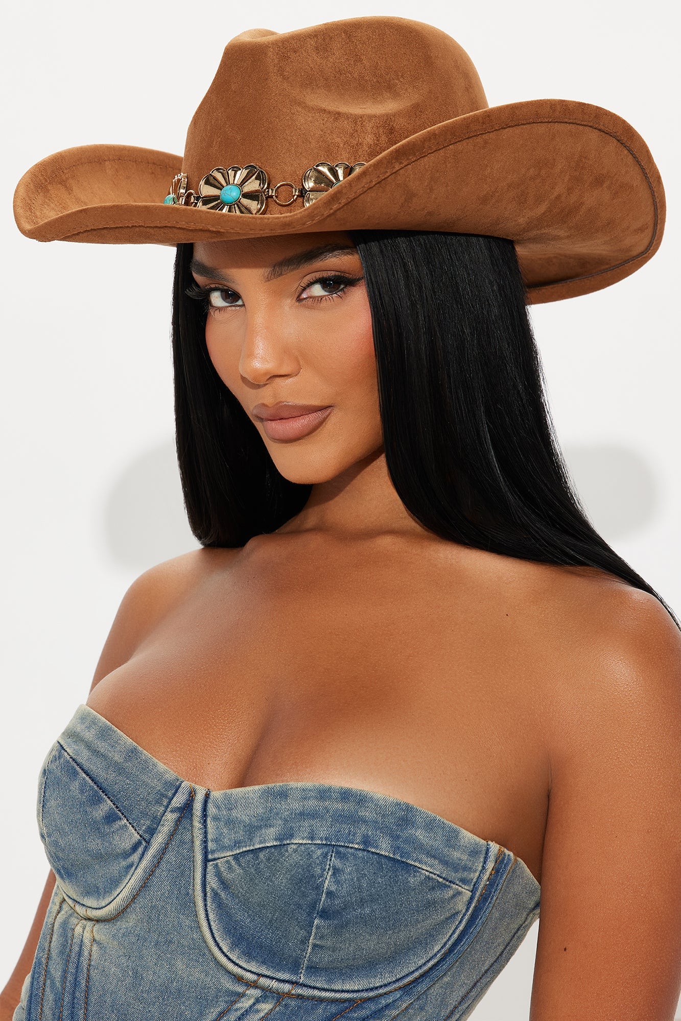 Sky's The Limit Cowboy Hat - Brown image 2
