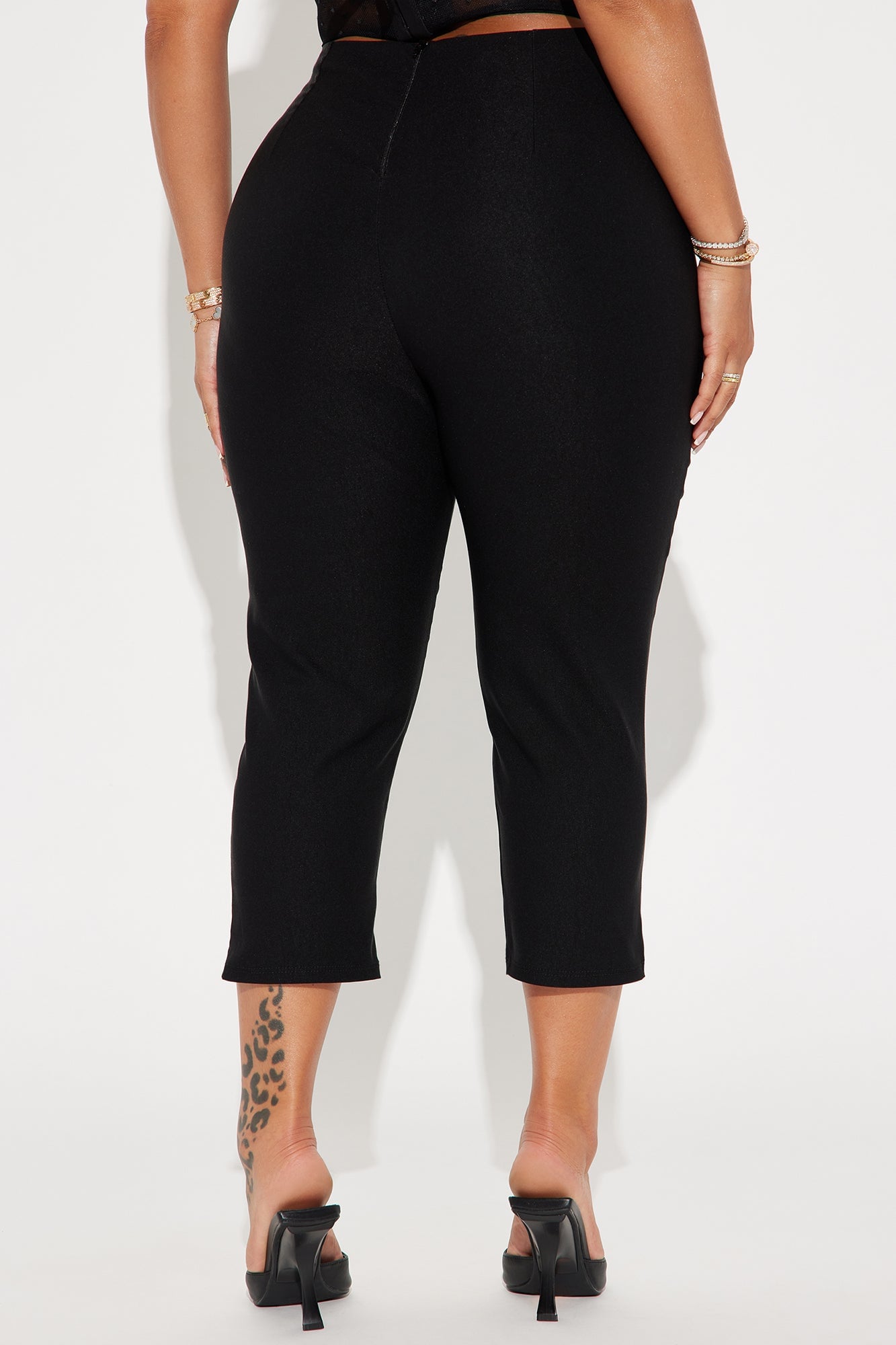 Just A Girl Capri Pant - Black image 6