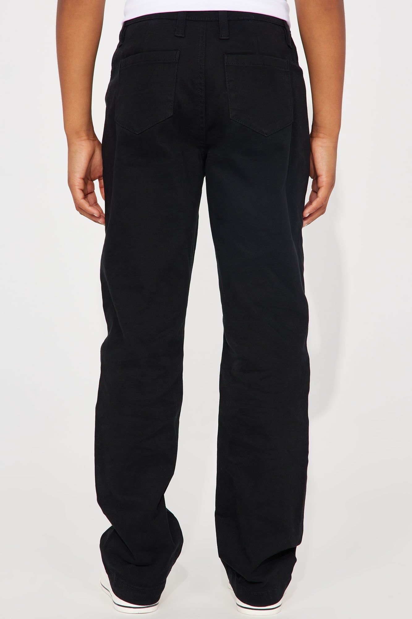 Mini Uniform Straight Leg Pants - Black image 3