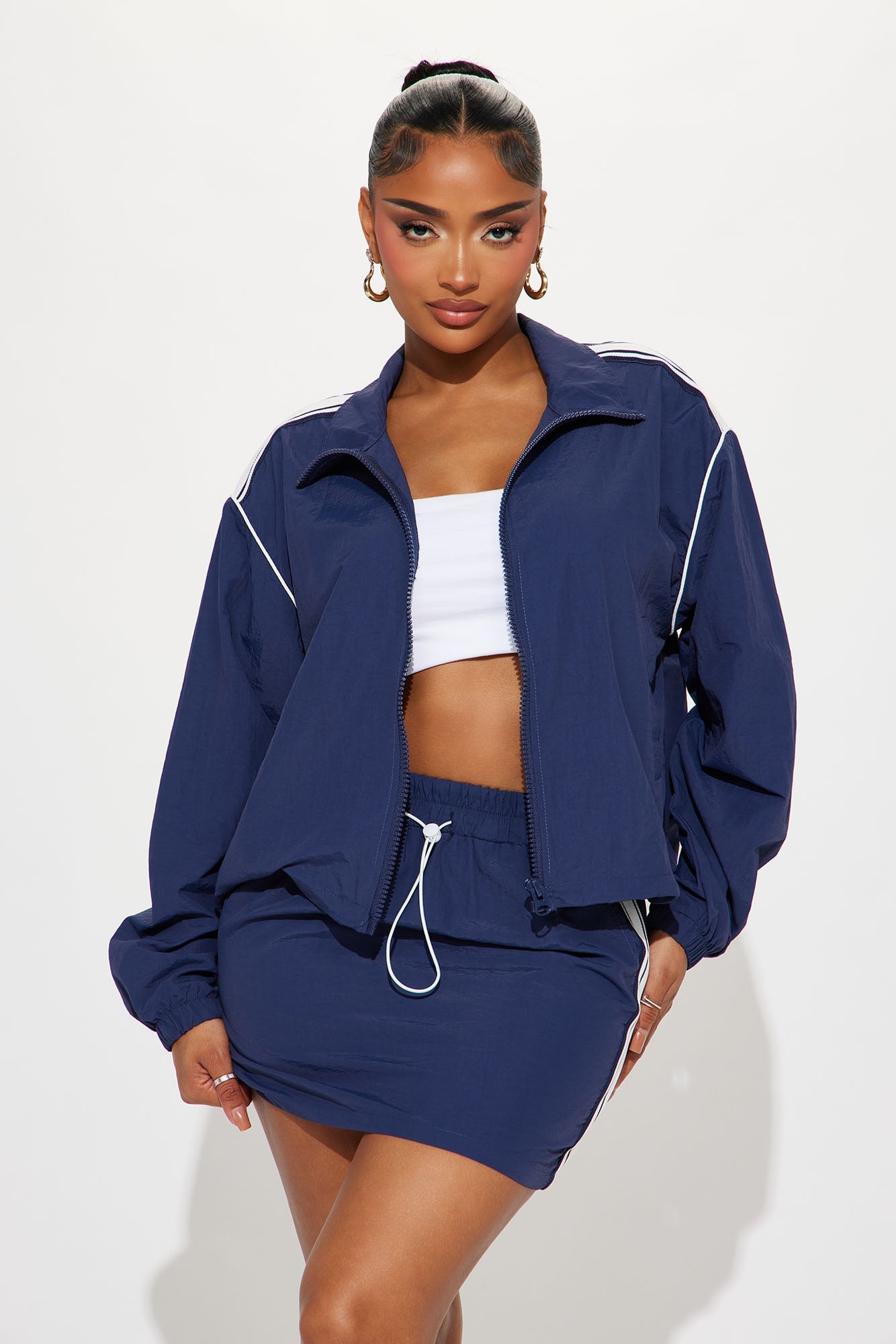 Tennis Court Ready Skirt Set - Navy image 5