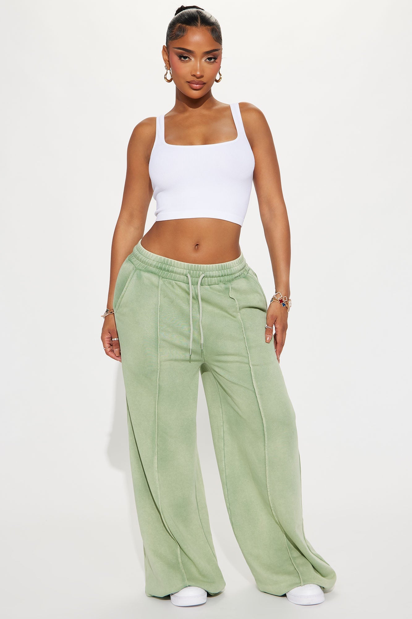 Pay No Attention Lounge Pant - Sage image 4