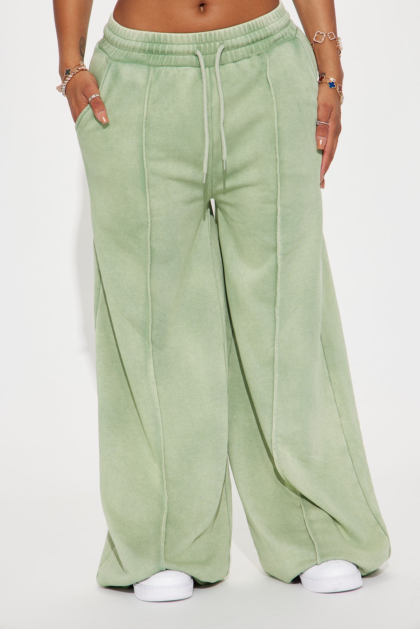 Pay No Attention Lounge Pant - Sage image 5
