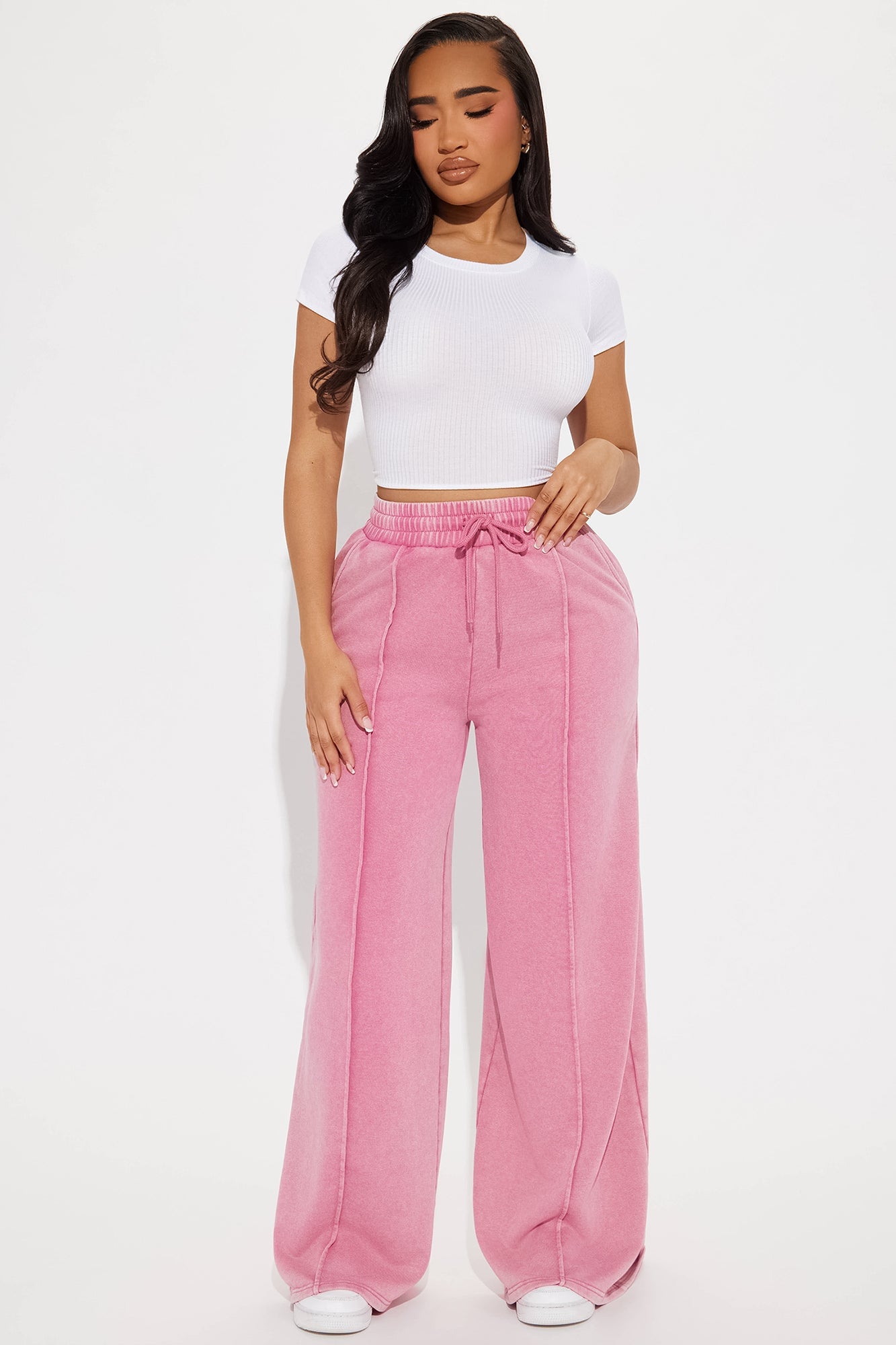 Pay No Attention Lounge Pant - Pink image 4