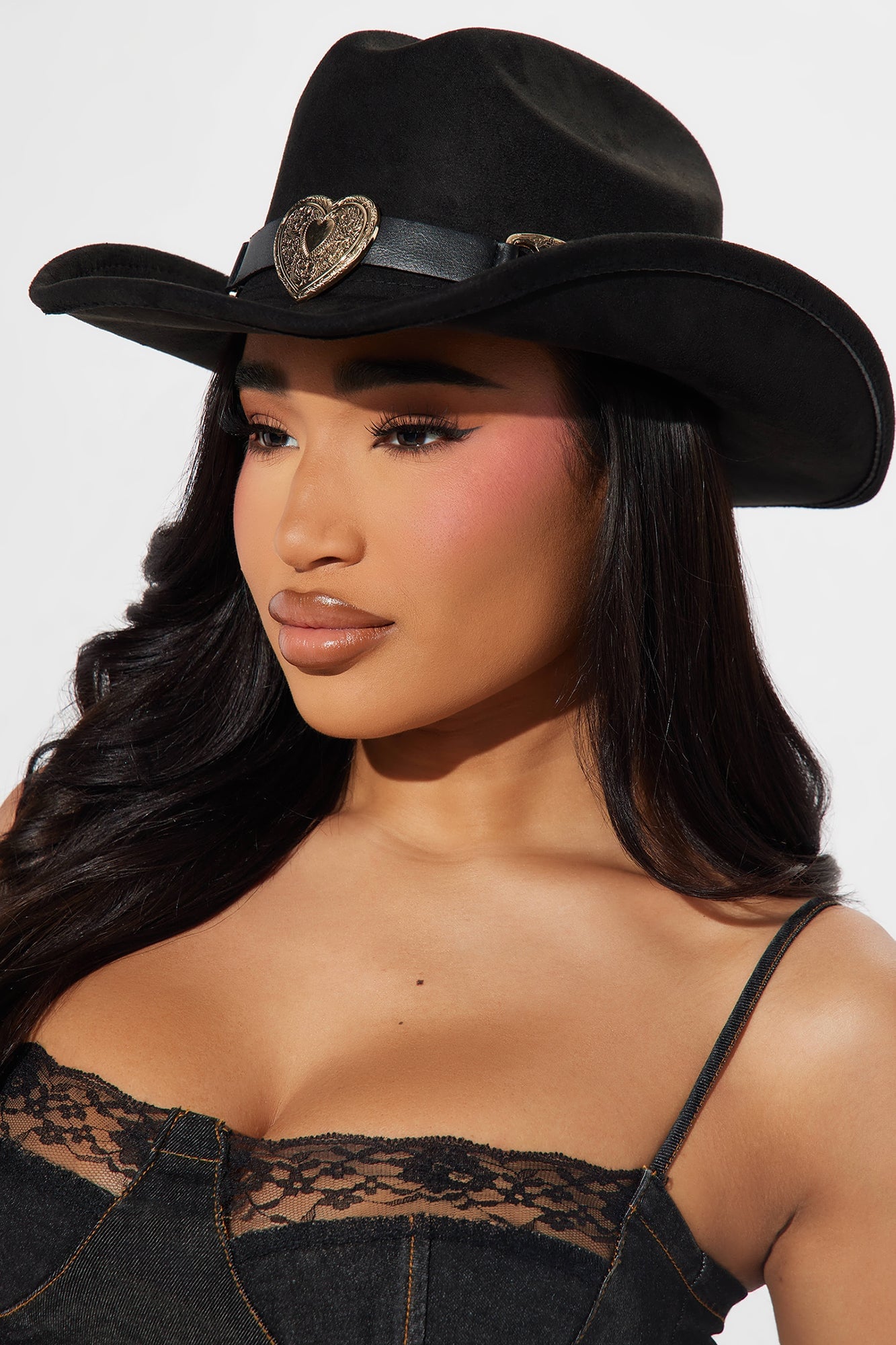 Ride Or Die Kinda Love Cowboy Hat - Black image 3