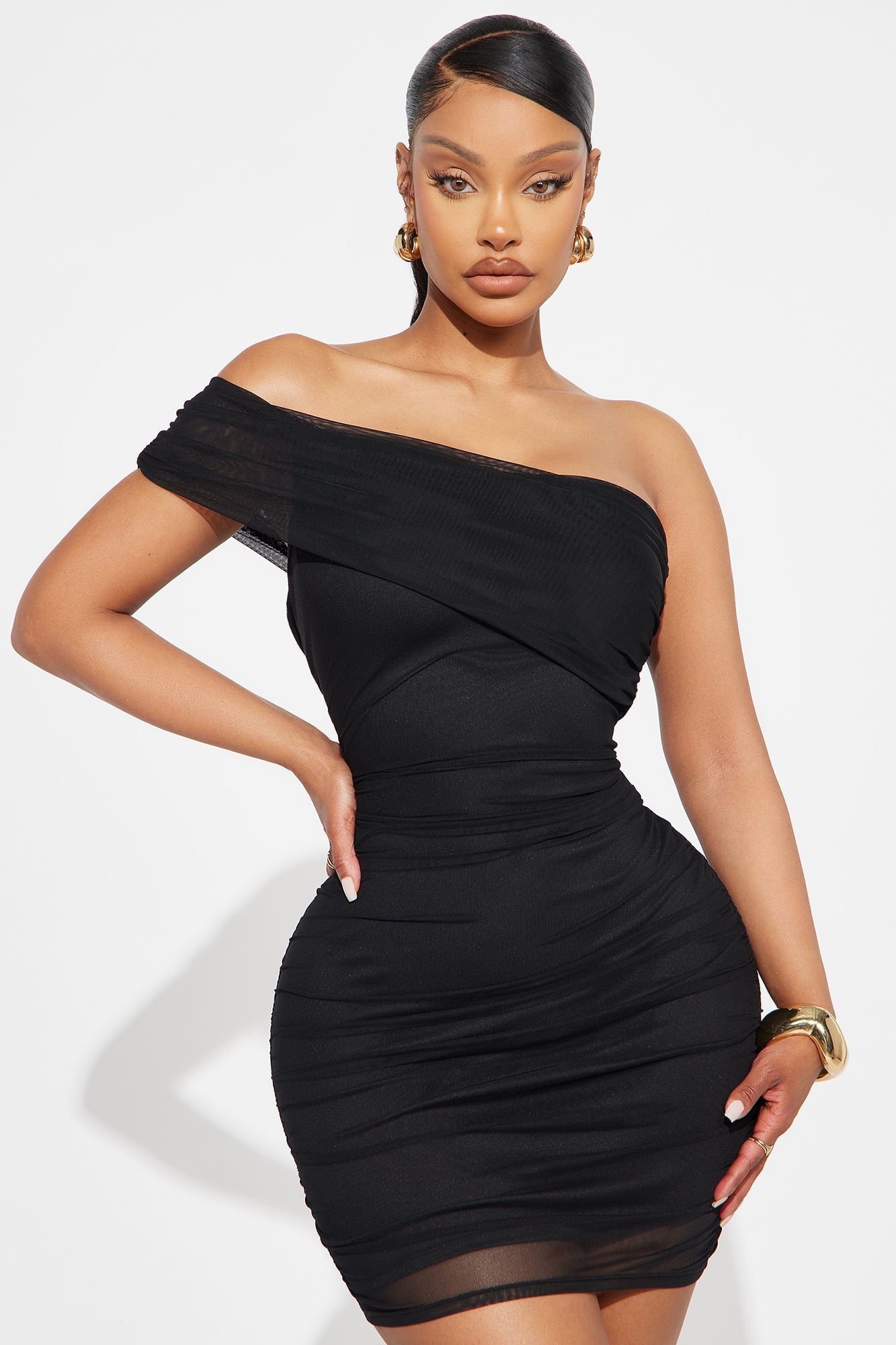 Real Legacy Mesh Mini Dress - Black image 5