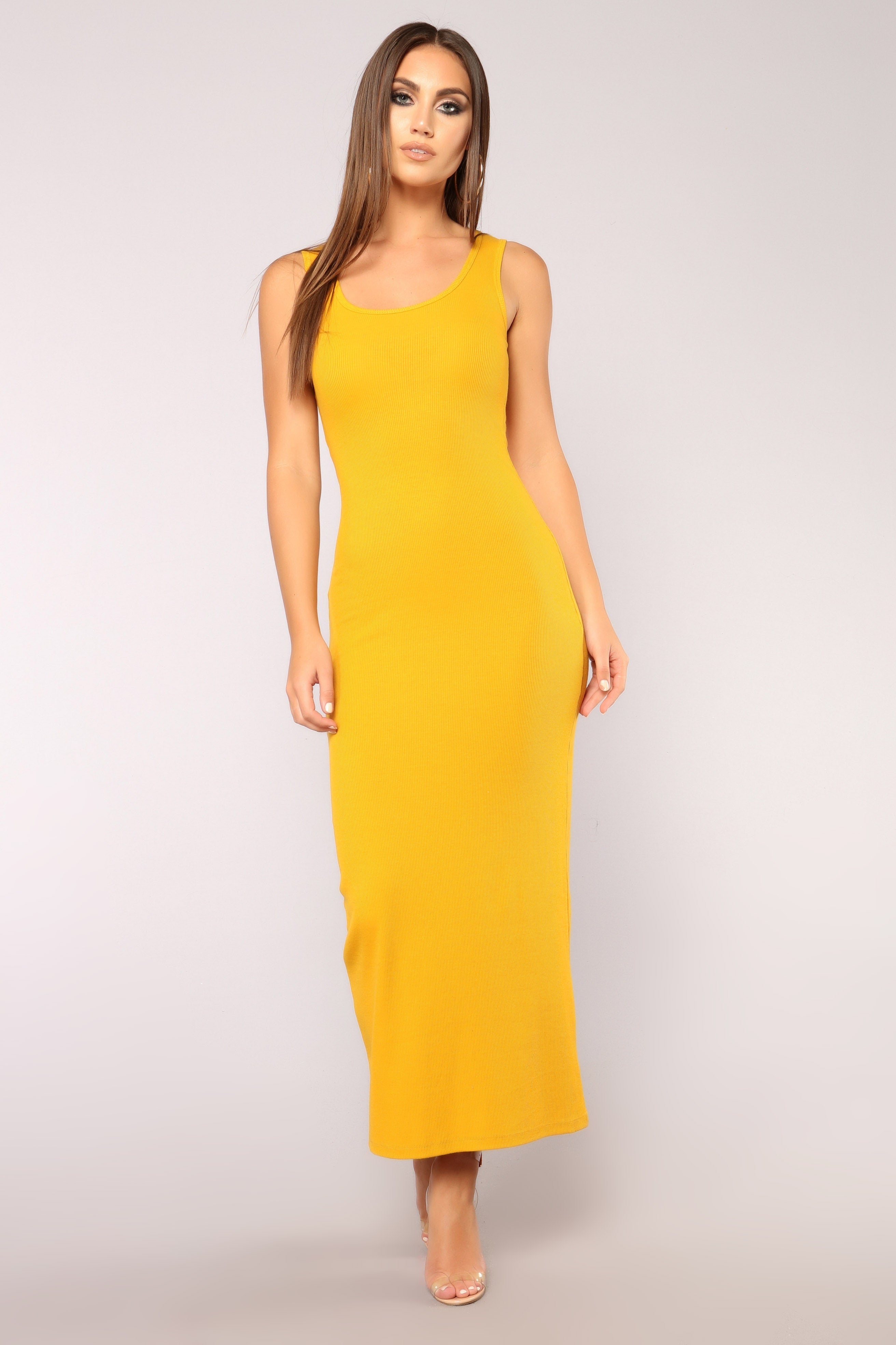 Mulberry Street Maxi Dress - Mustard image 4