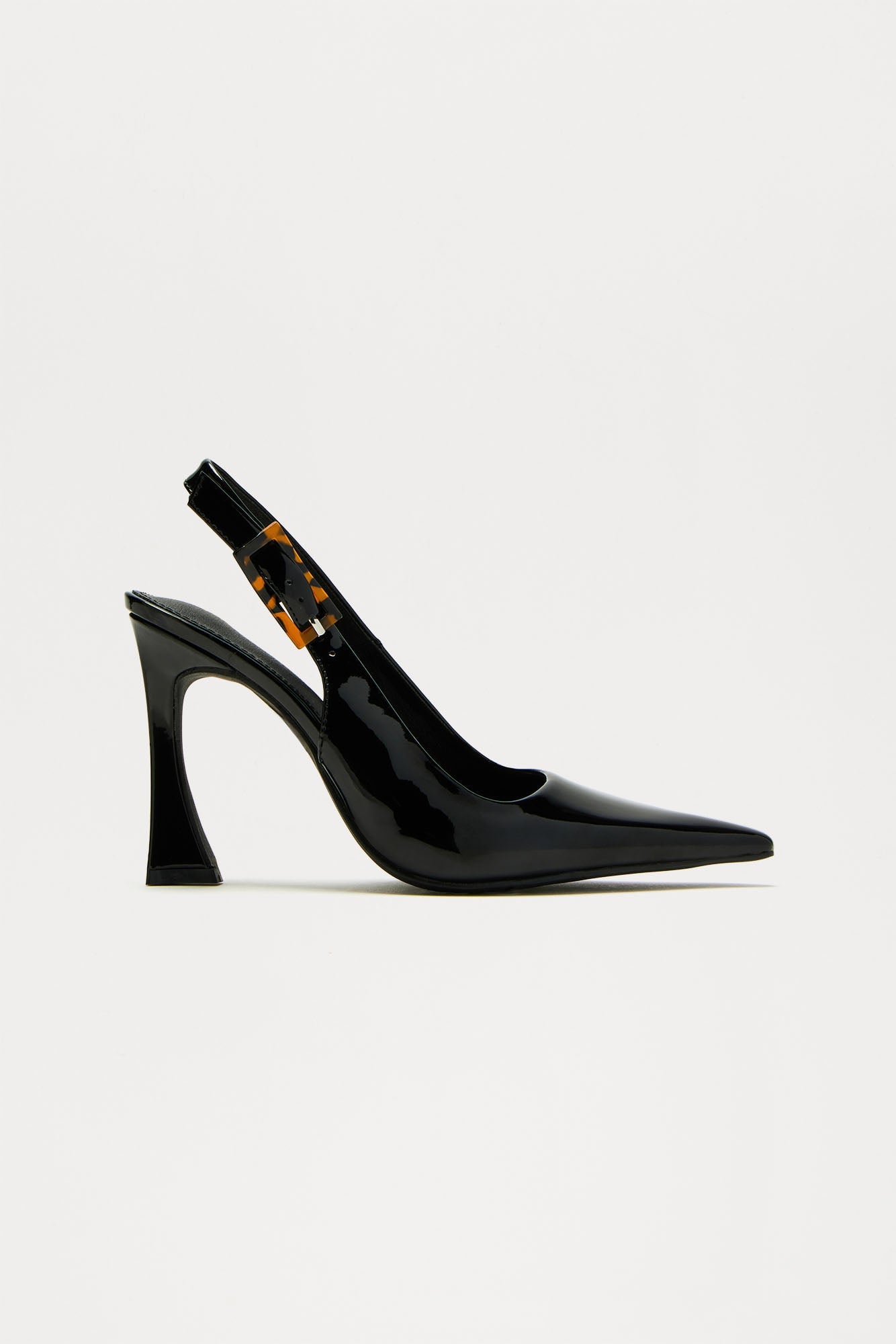 Milani Buckle Slingback Pumps - Black image 1