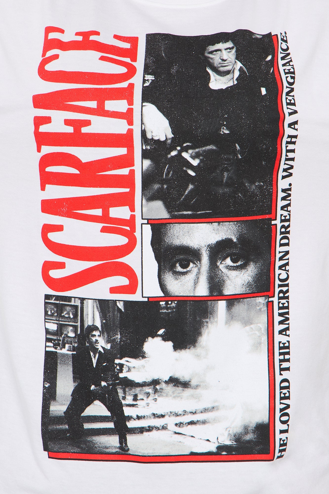 Scarface Film Oversized Tee - Cream image 5