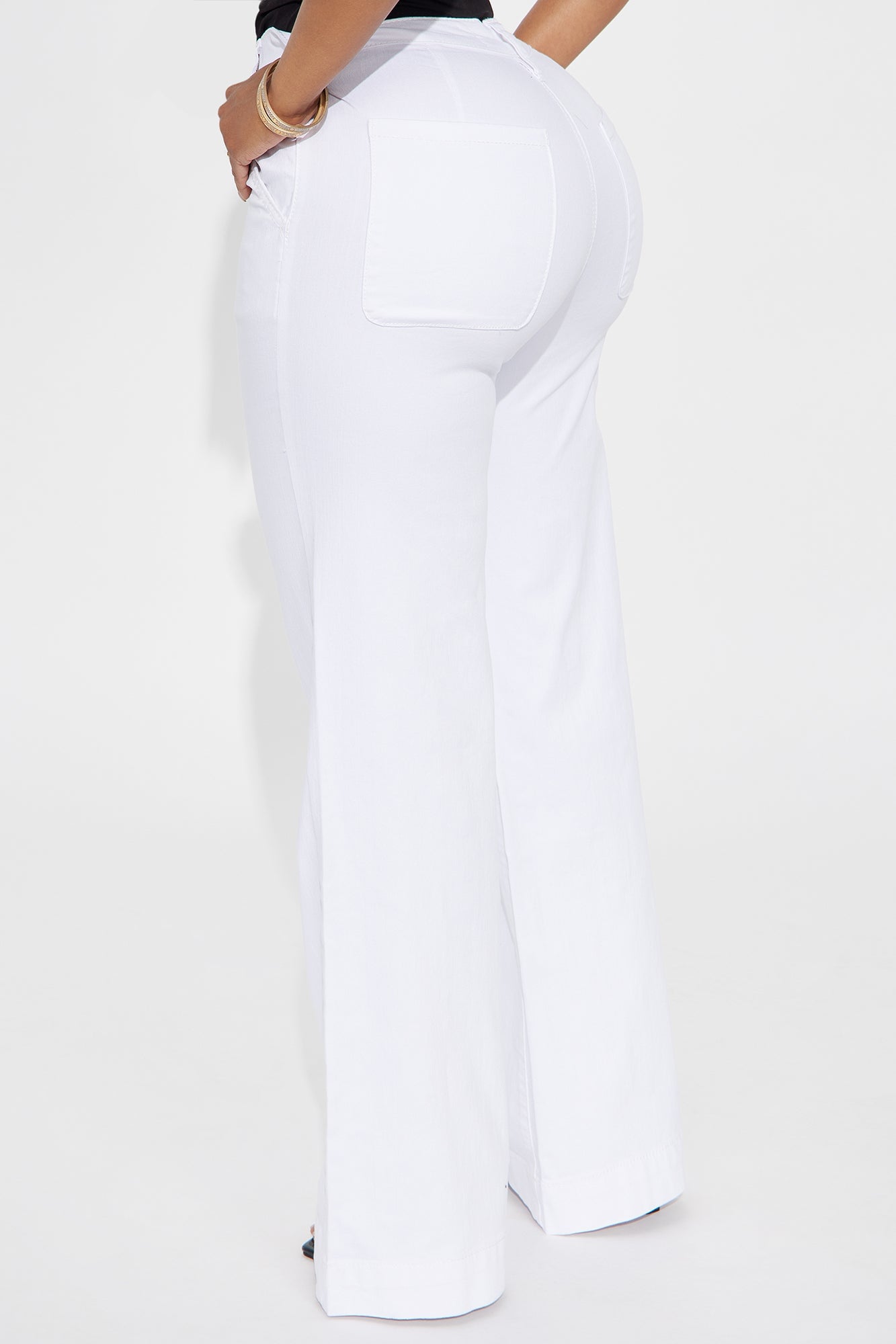 Margot Stretch Trouser Jeans - White image 6