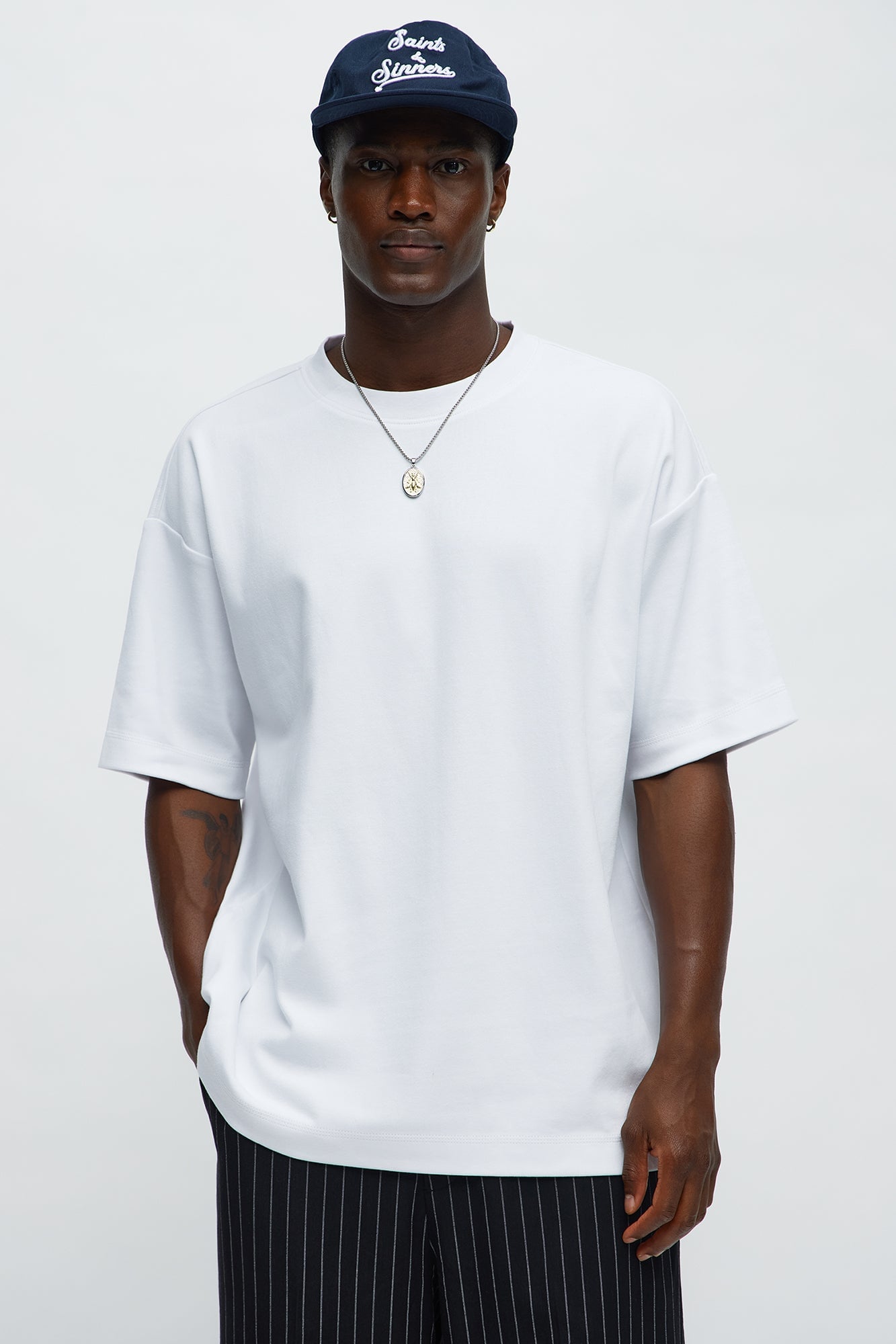Relaxed Premium Everyday Tee - White image 4