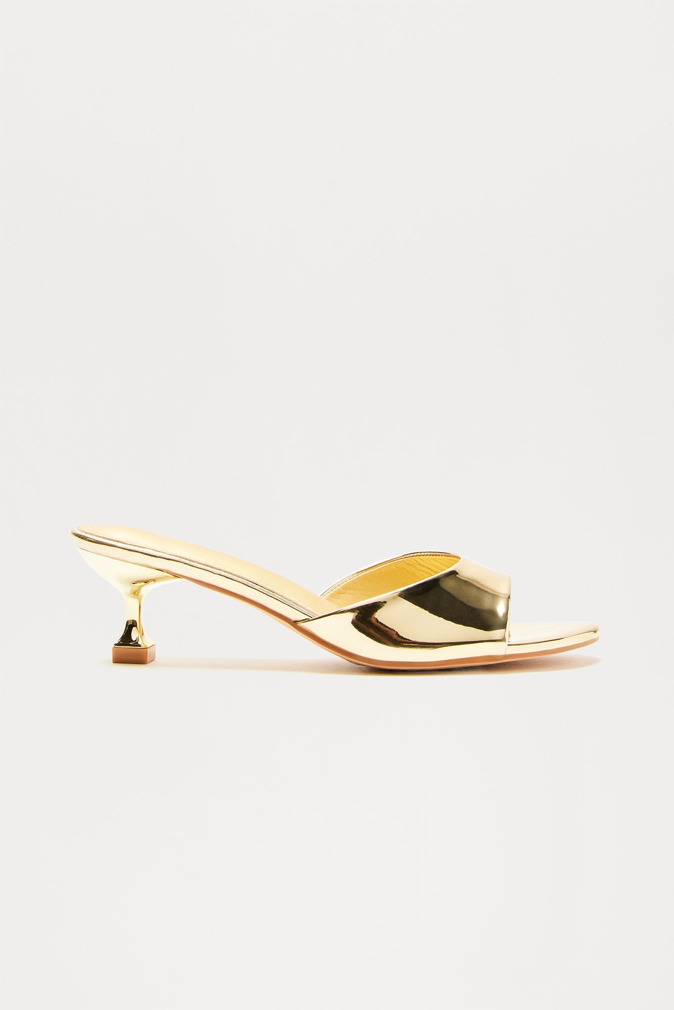 Honey Kitten Heels - Gold image 1