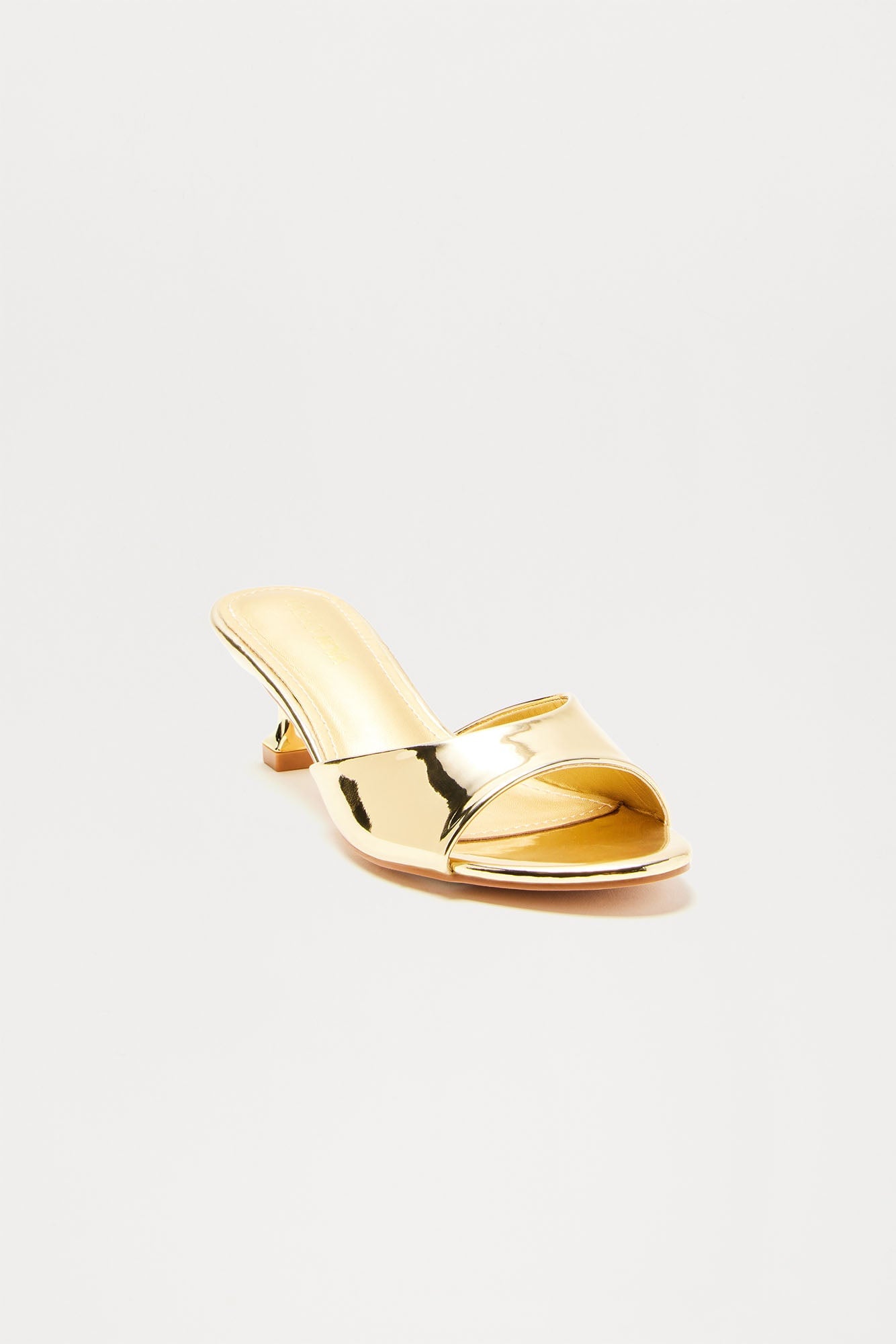 Honey Kitten Heels - Gold image 3