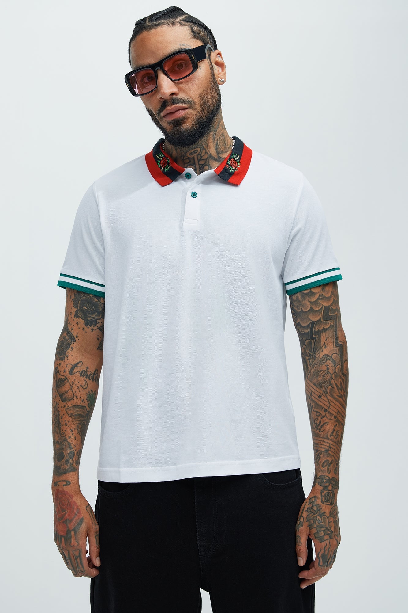 Brandon Short Sleeve Polo Shirt - White image 2