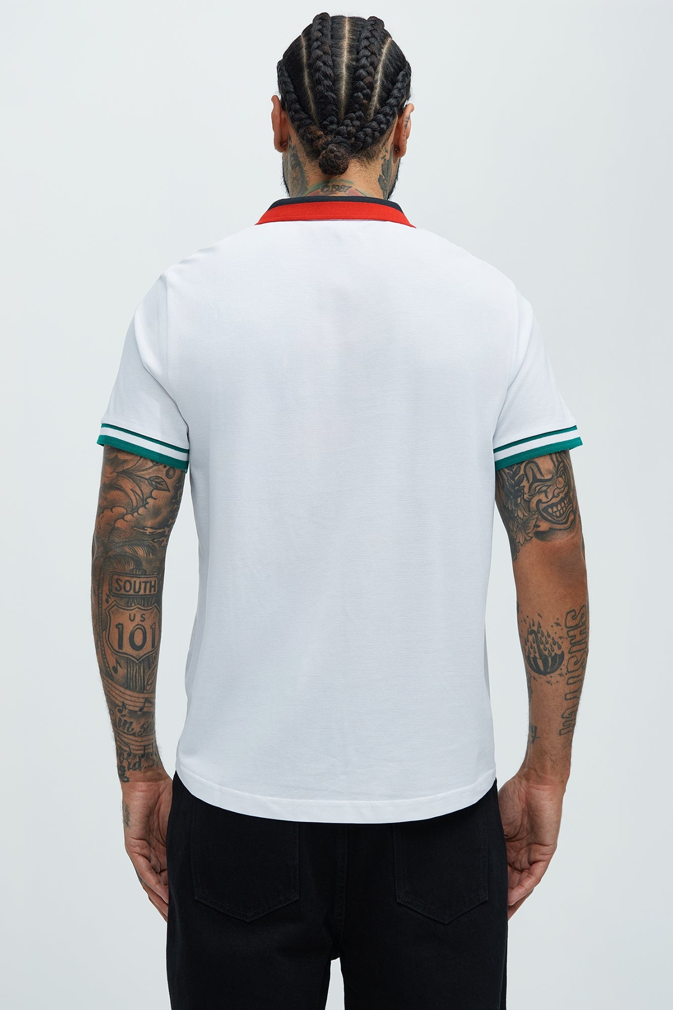 Brandon Short Sleeve Polo Shirt - White image 5
